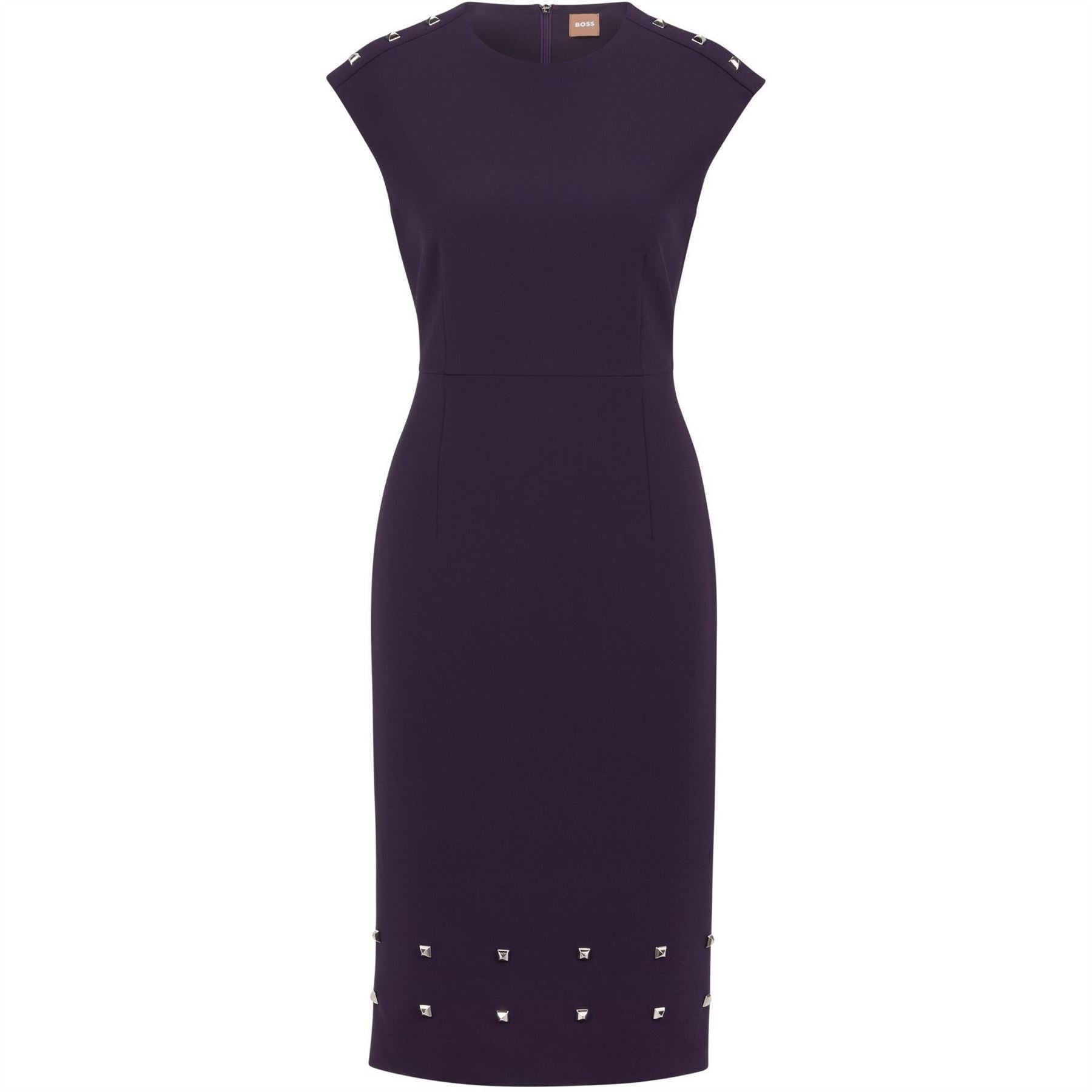 Boss Devoka Sleeveless Midi Sheath Dress