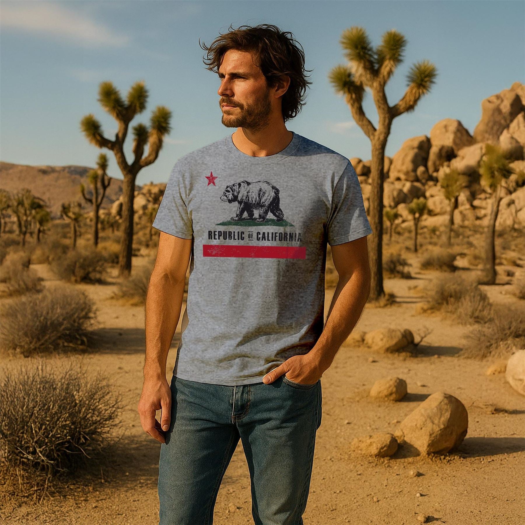Republic of California Old Flag T-Shirt