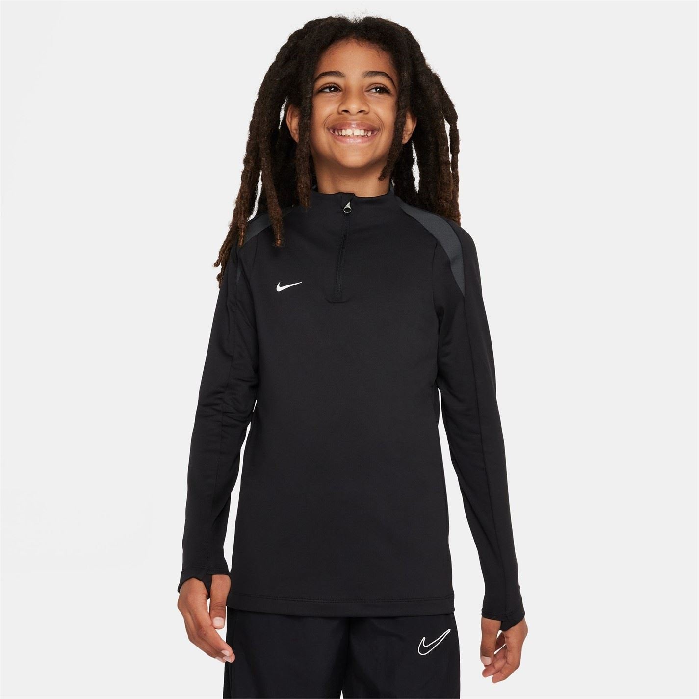 Nike Dri Fit Strike Drill Zip Neck Sweatshirt