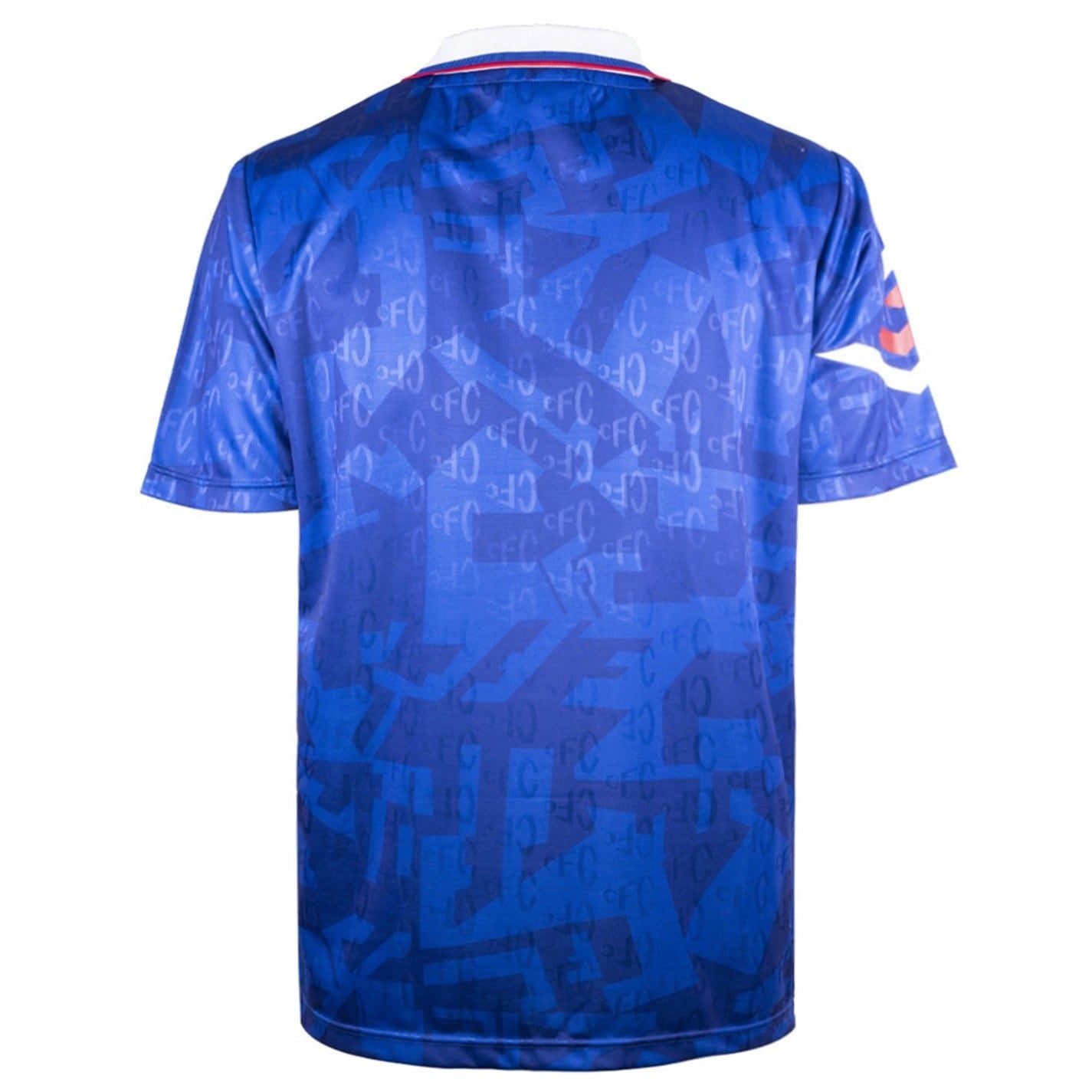 Score Draw Chelsea Retro Home Shirt 1992 Adults