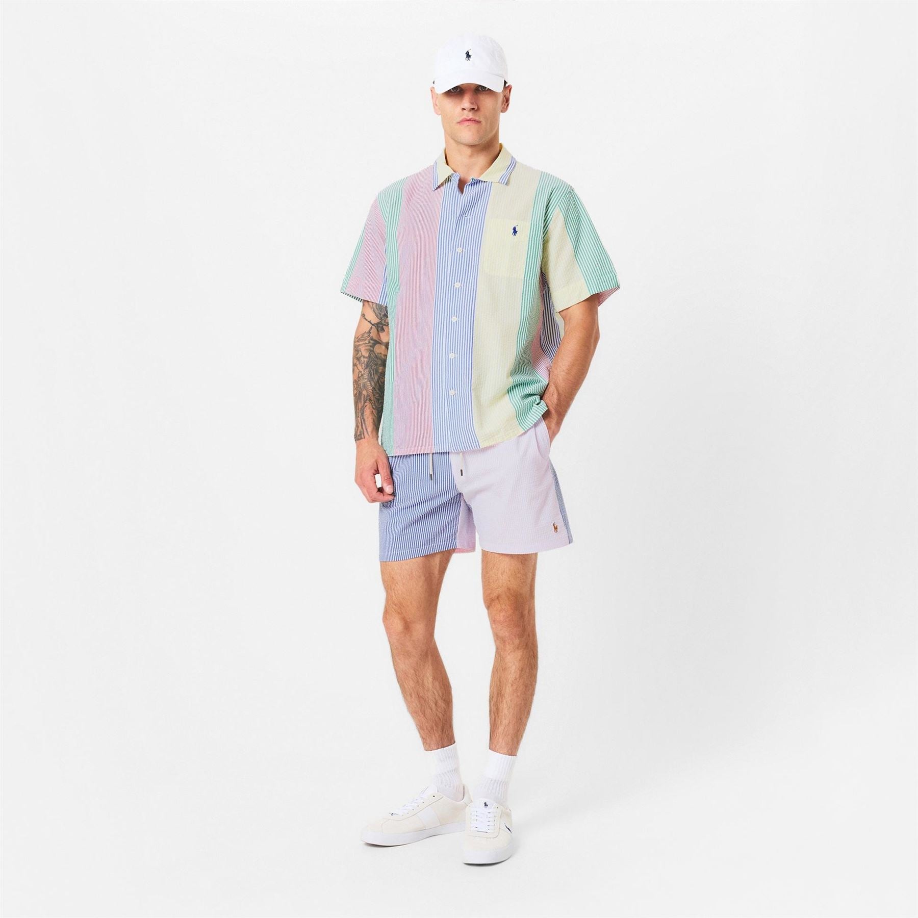 Polo Ralph Lauren Fun Seersucker Short Sleeve Patterned Shirt
