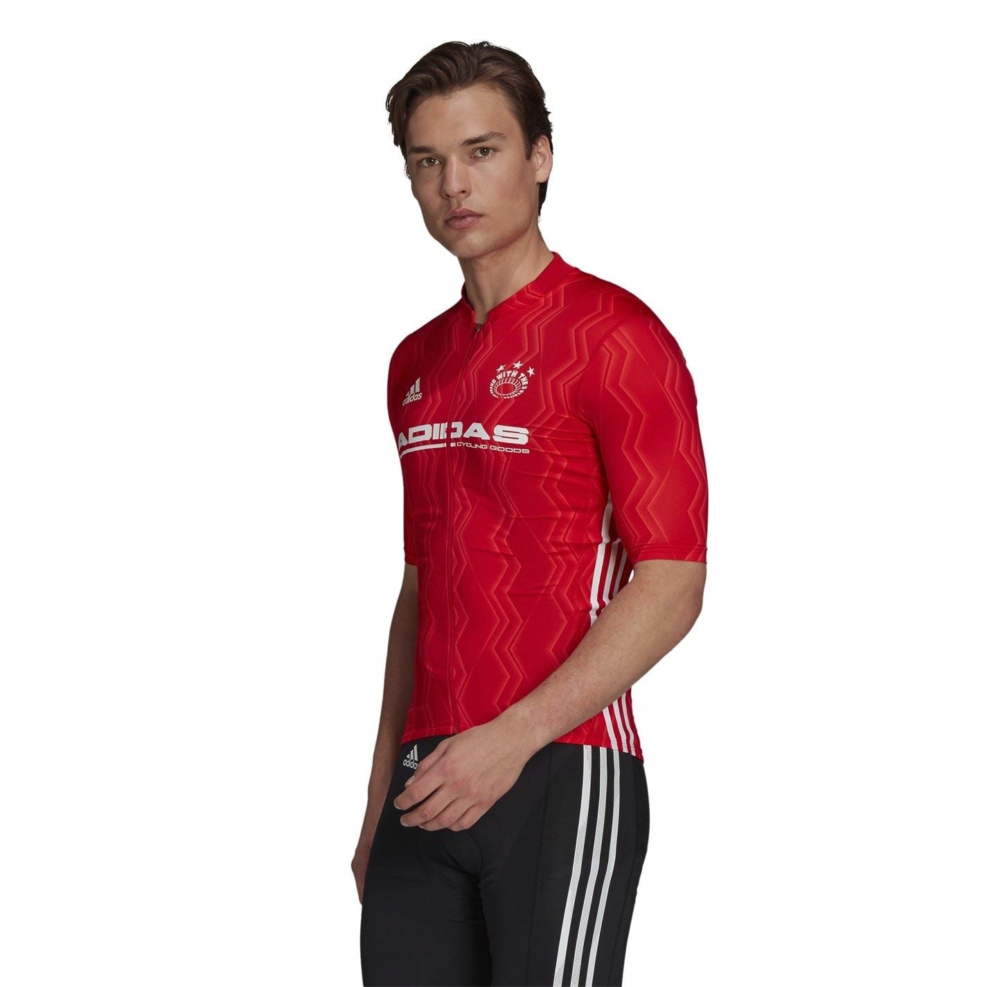 adidas Short Sleeve Zip Neck Slim Fit T-Shirt