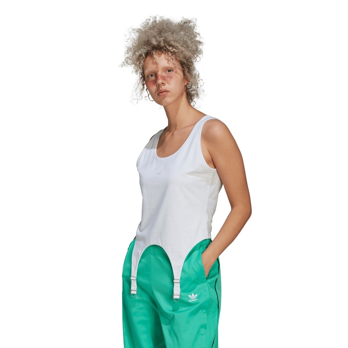 adidas Originals Slim Fit Scoop Neck Tank Top