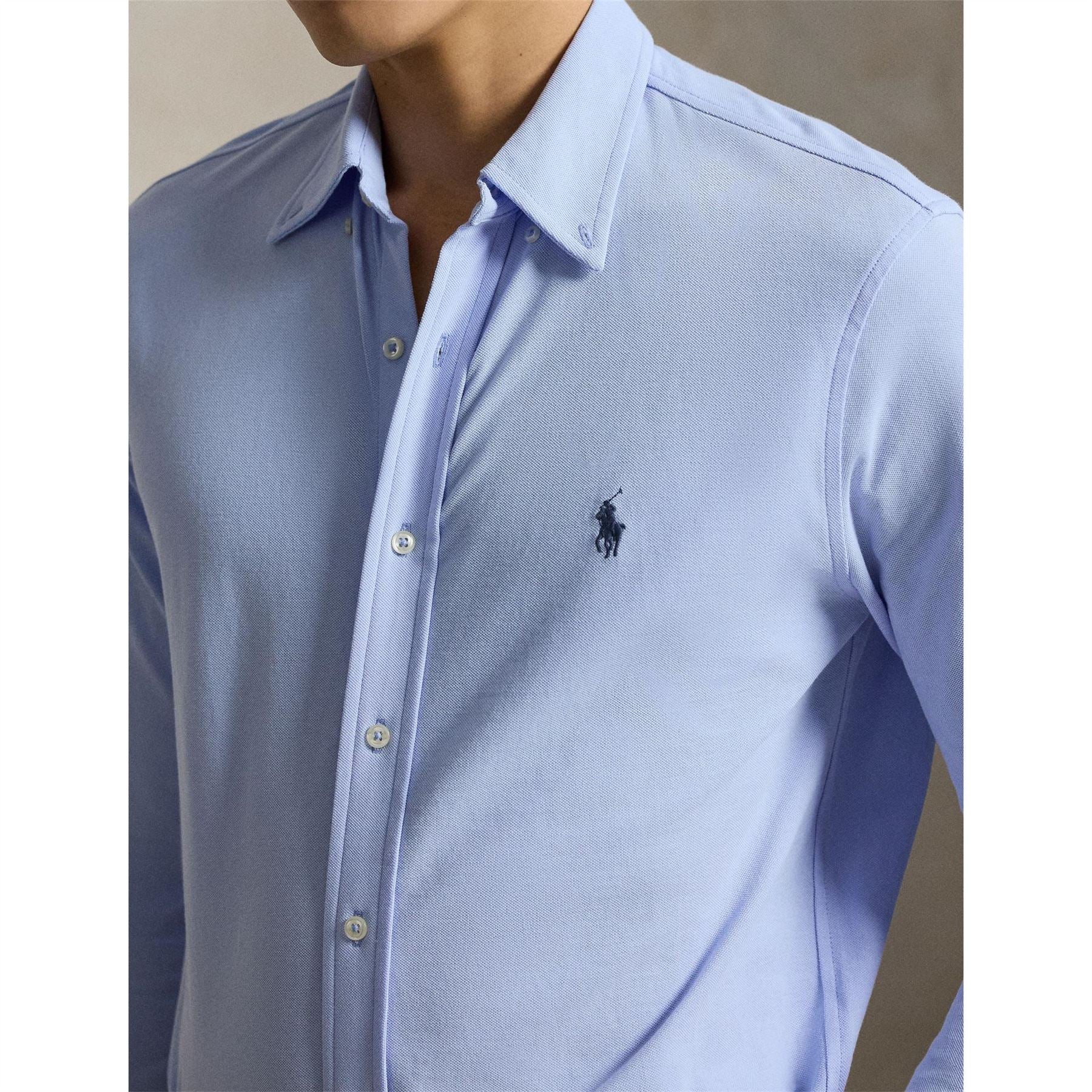 Polo Ralph Lauren Slim Fit Button Down Plain Shirt