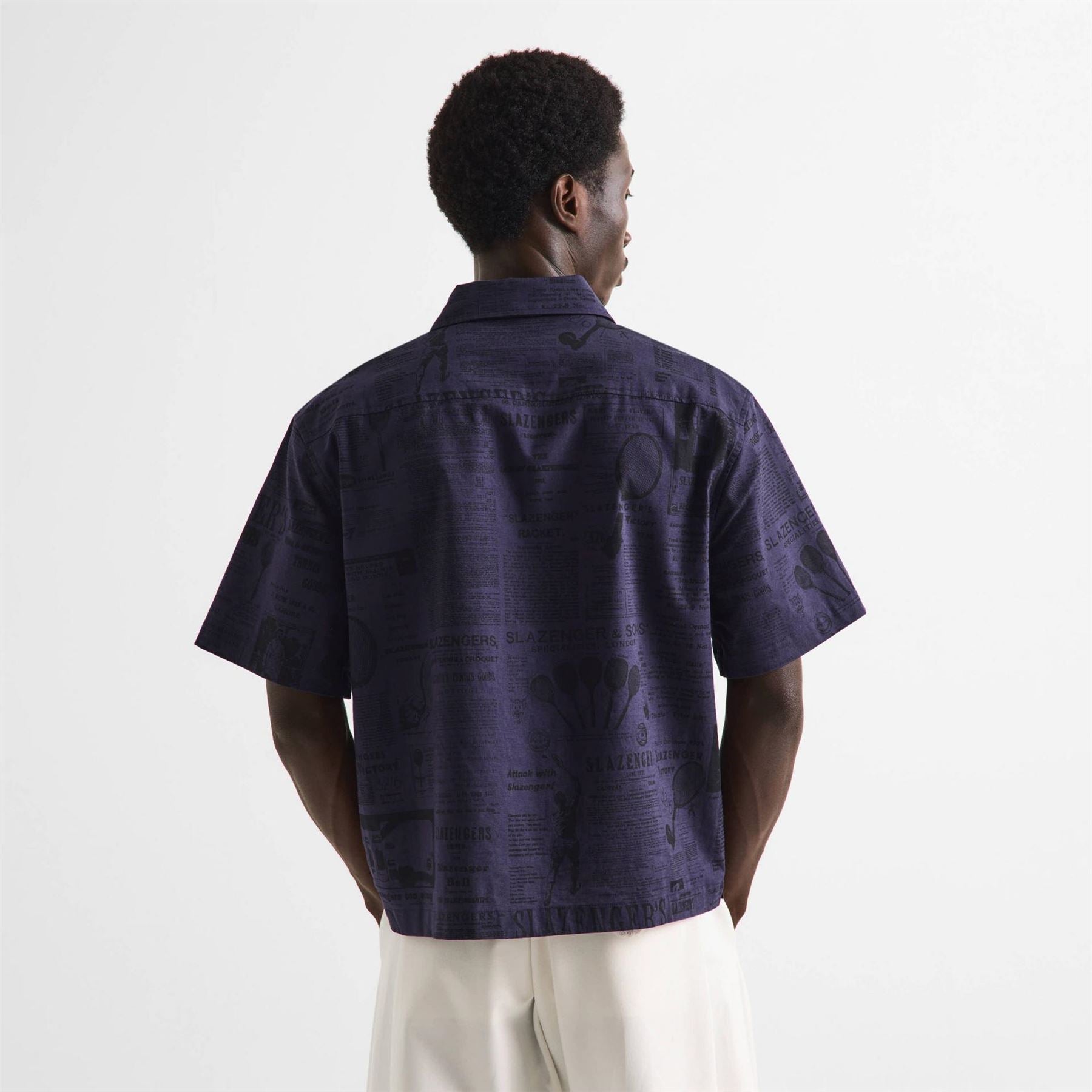 Slazenger Off-Court Court Men’s Back Page Woven Shirt