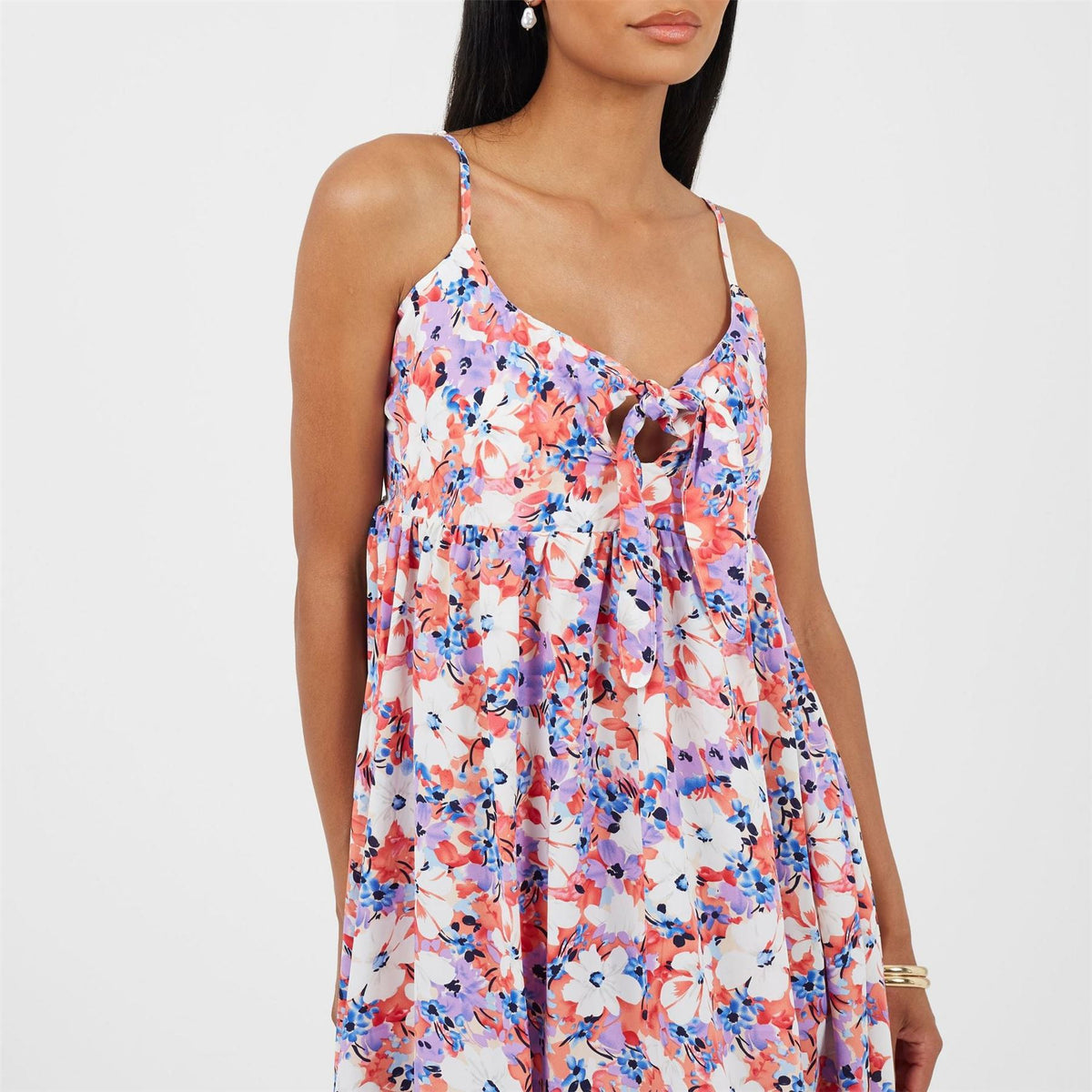 Brave Soul Strappy Spaghetti Strap Sleeveless Maxi Dress