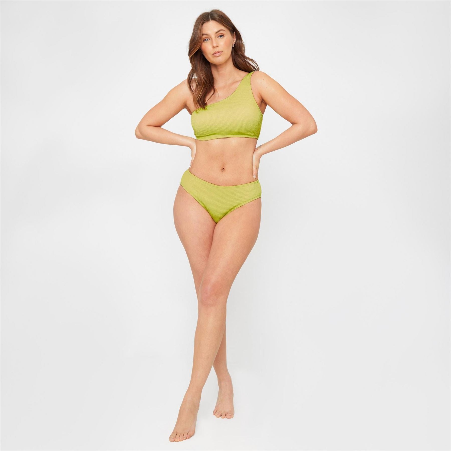 Be You Textured Bikini Bottoms