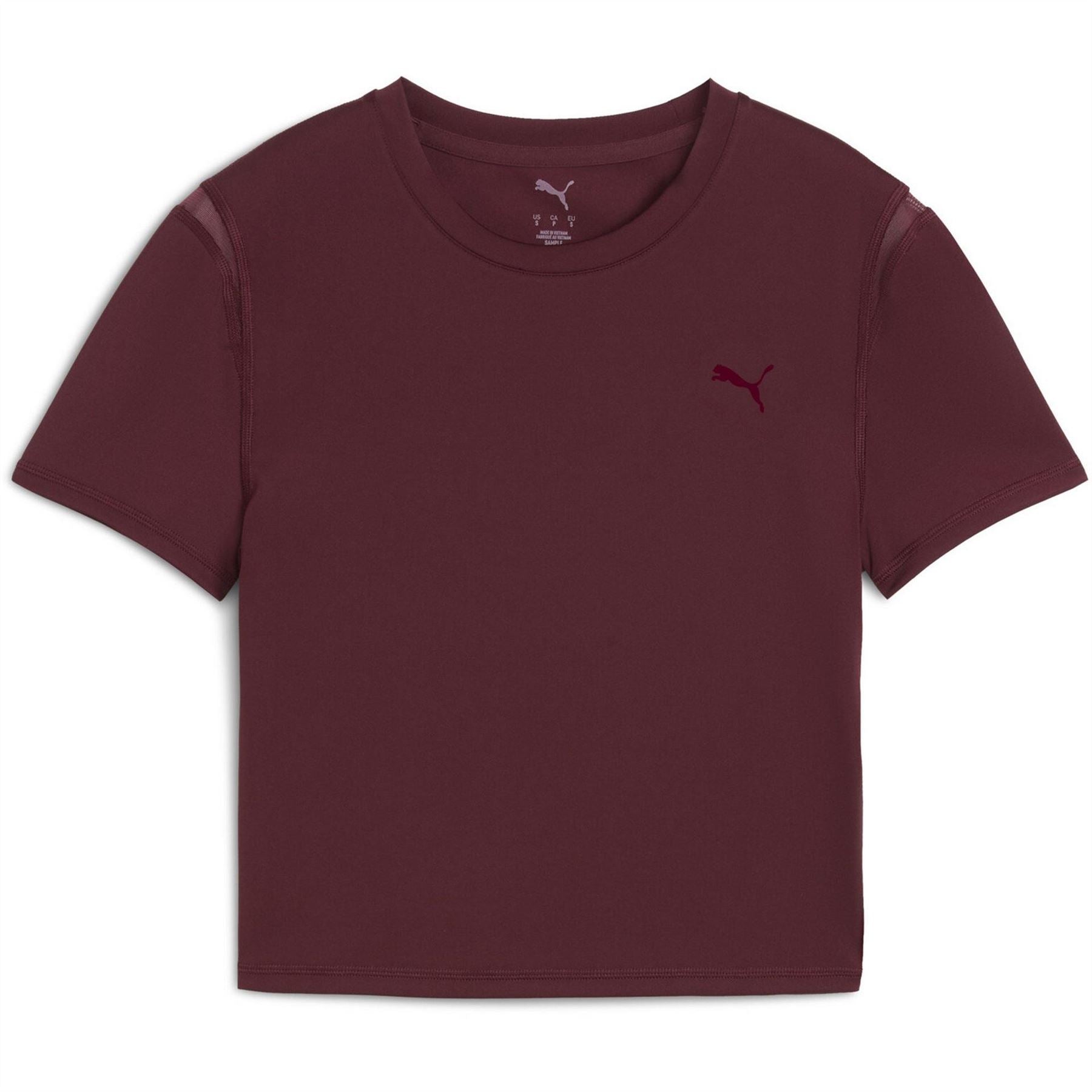 Puma Shape Baby Tee Short Sleeve Performance Gym Top