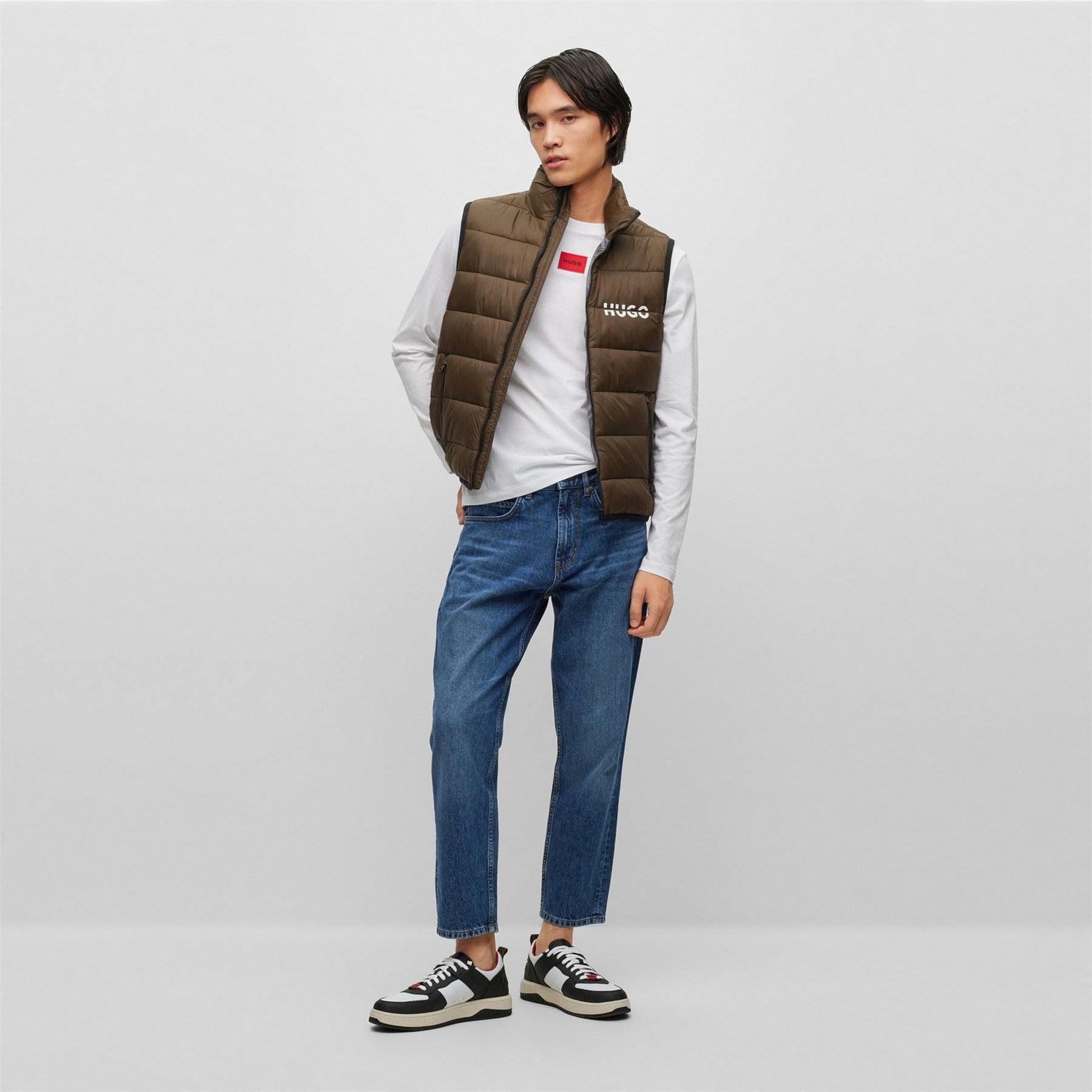 Hugo Five Pocket Straight Leg Jeans