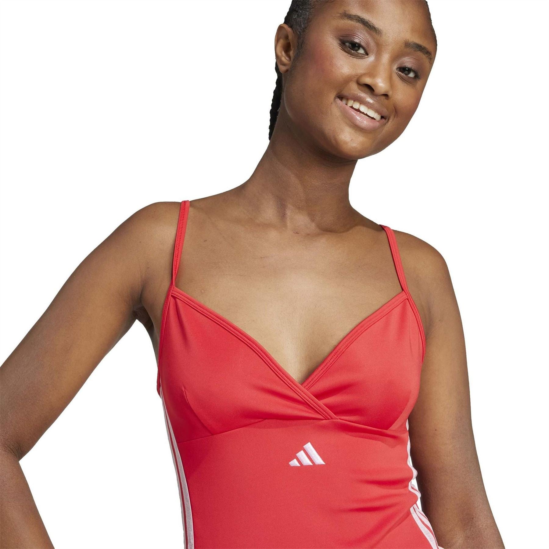 adidas Logo Print Spaghetti Strap Slim Fit Camisole Tank