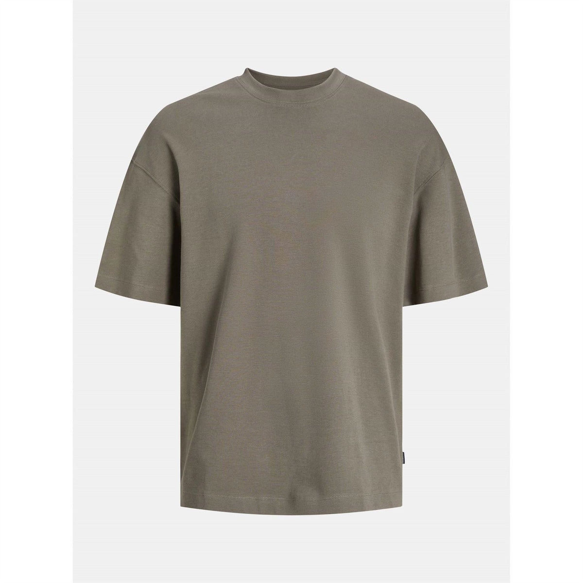 Jack and Jones Crew Neck Ribbed Collar Short Sleeve Jersey T-Shirt