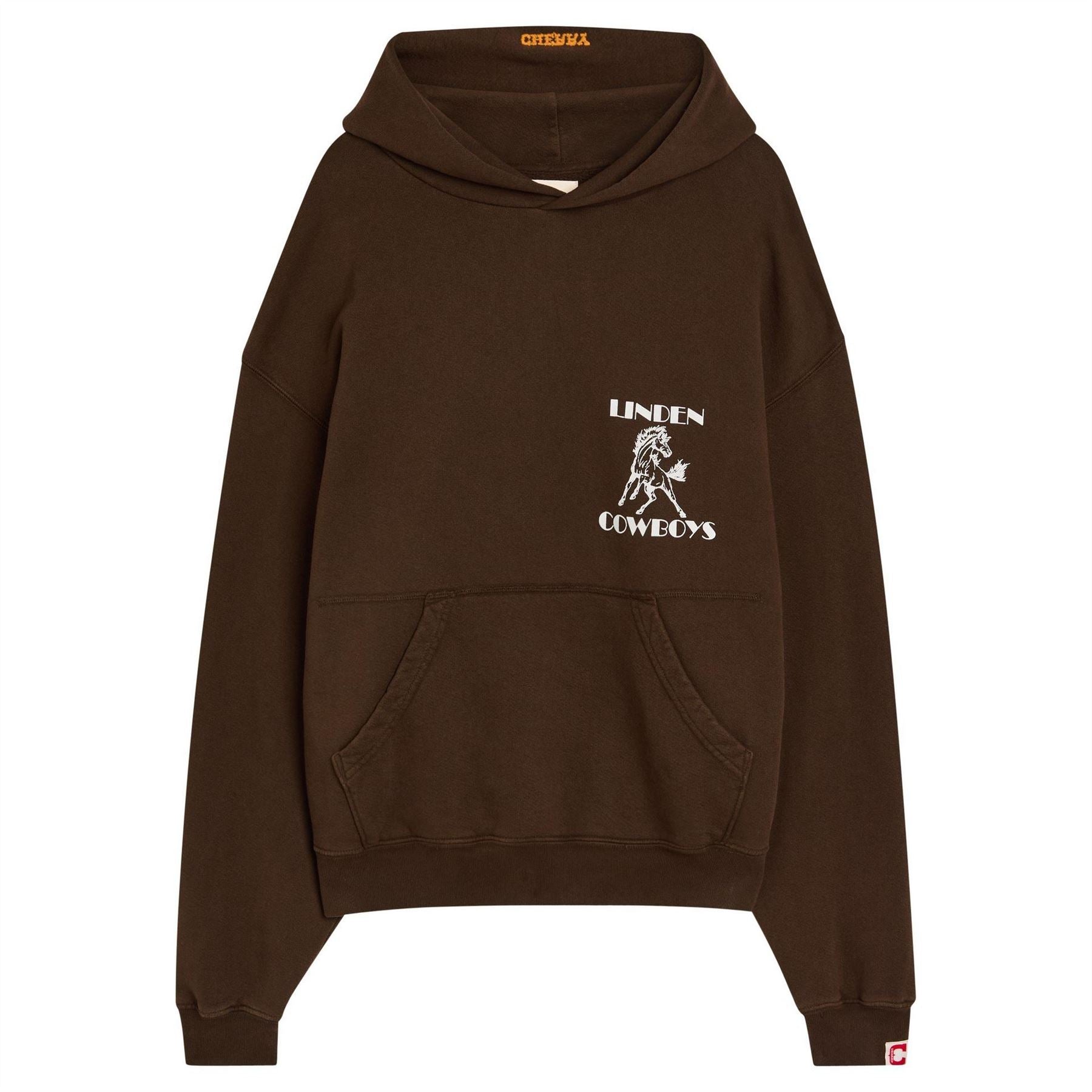 Cherry LA Cowboys Pullover Hood