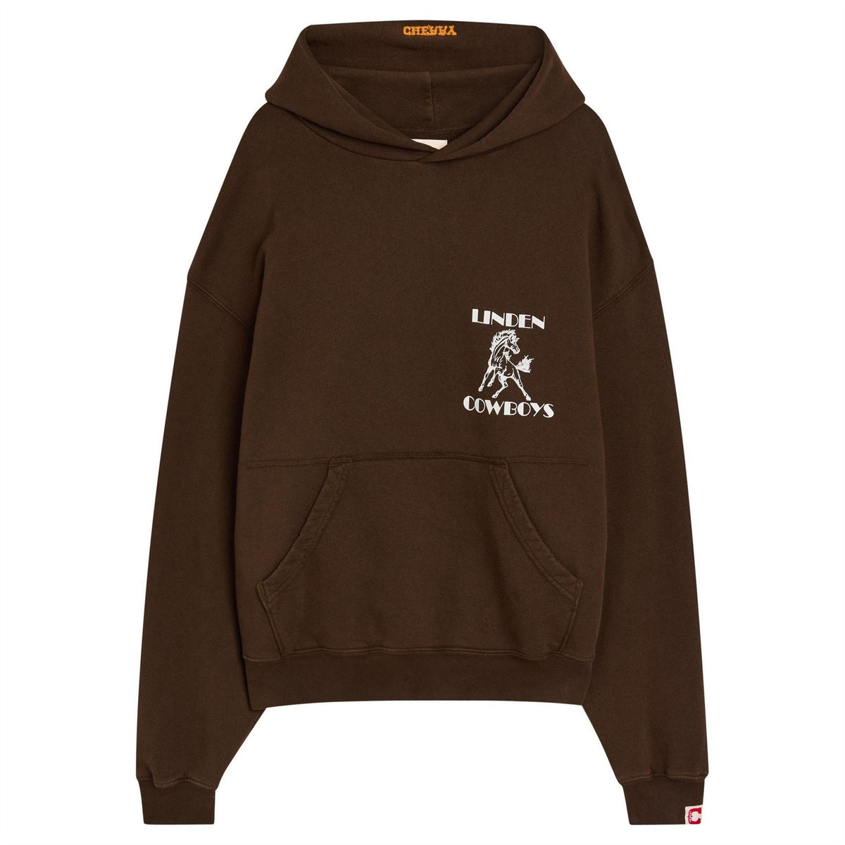 Cherry LA Cowboys Pullover Hood