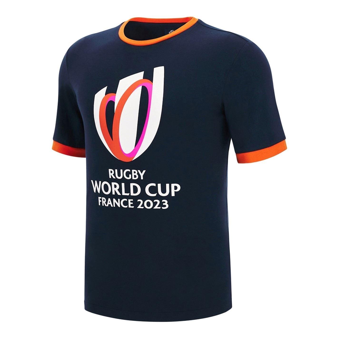 Macron Rwc Fra23 Crew Neck Short Sleeve T-Shirt
