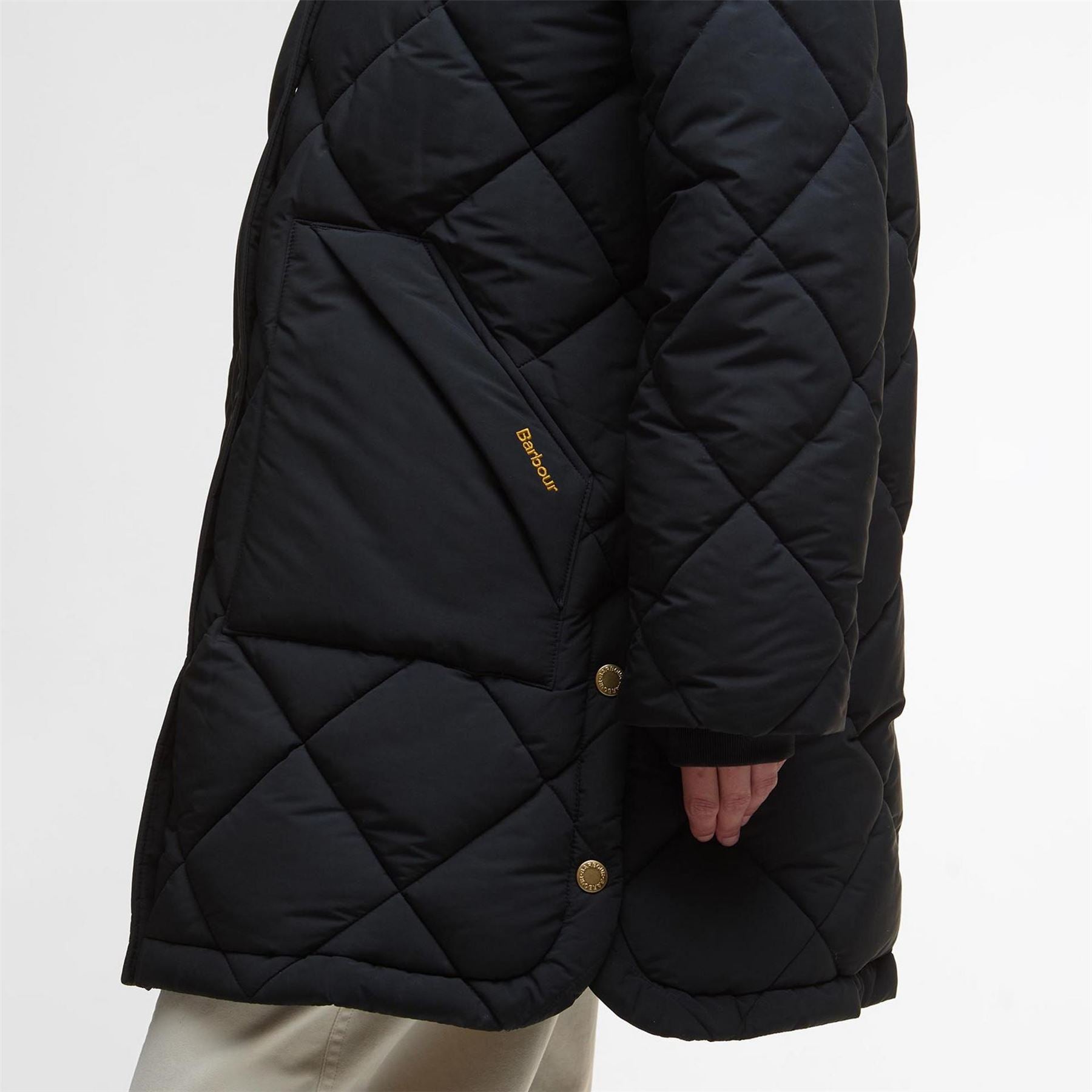 Barbour Kailyn Hooded Long Sleeve Medium Puffer Jacket