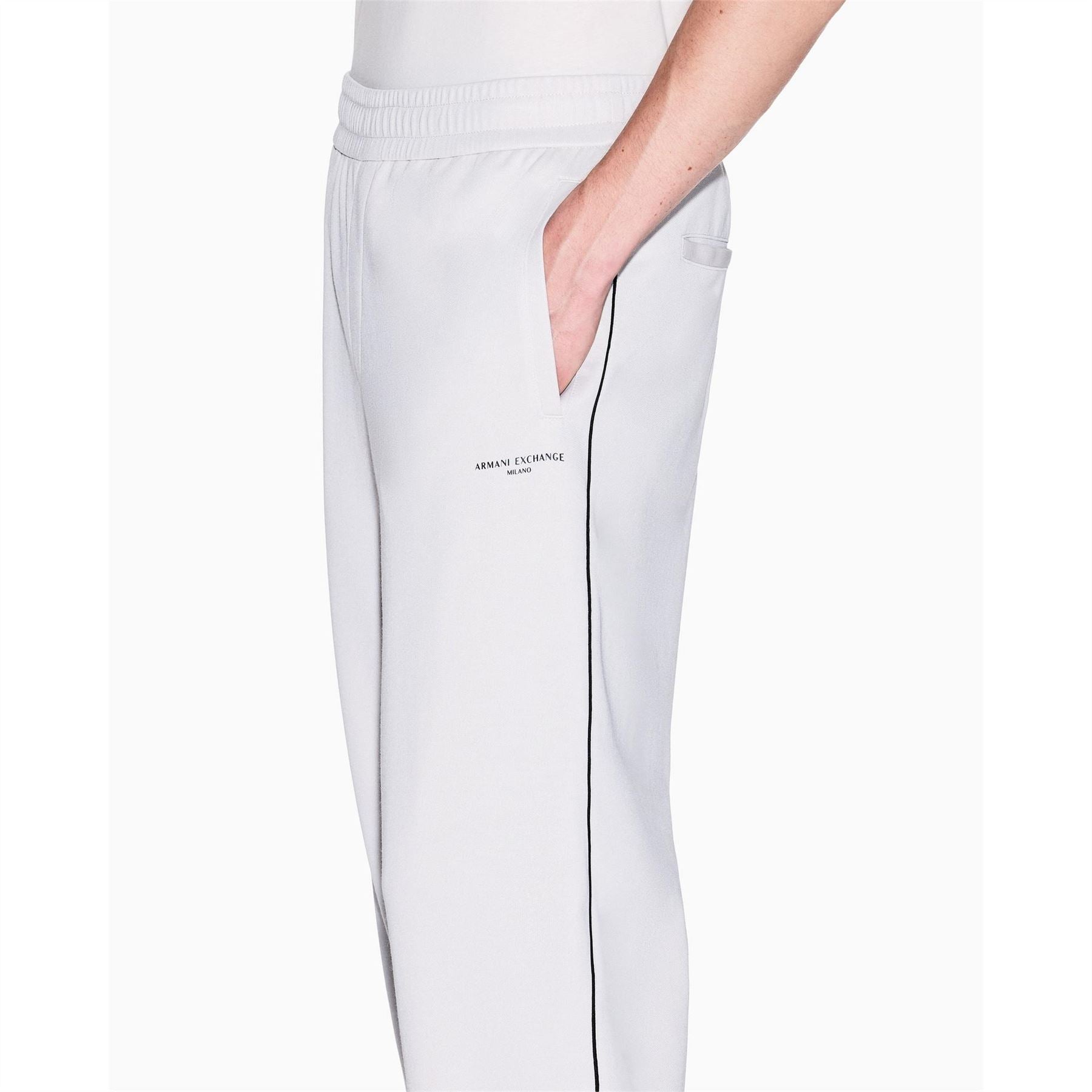 Armani Exchange Exchange Solid Patterned Straight Joggers