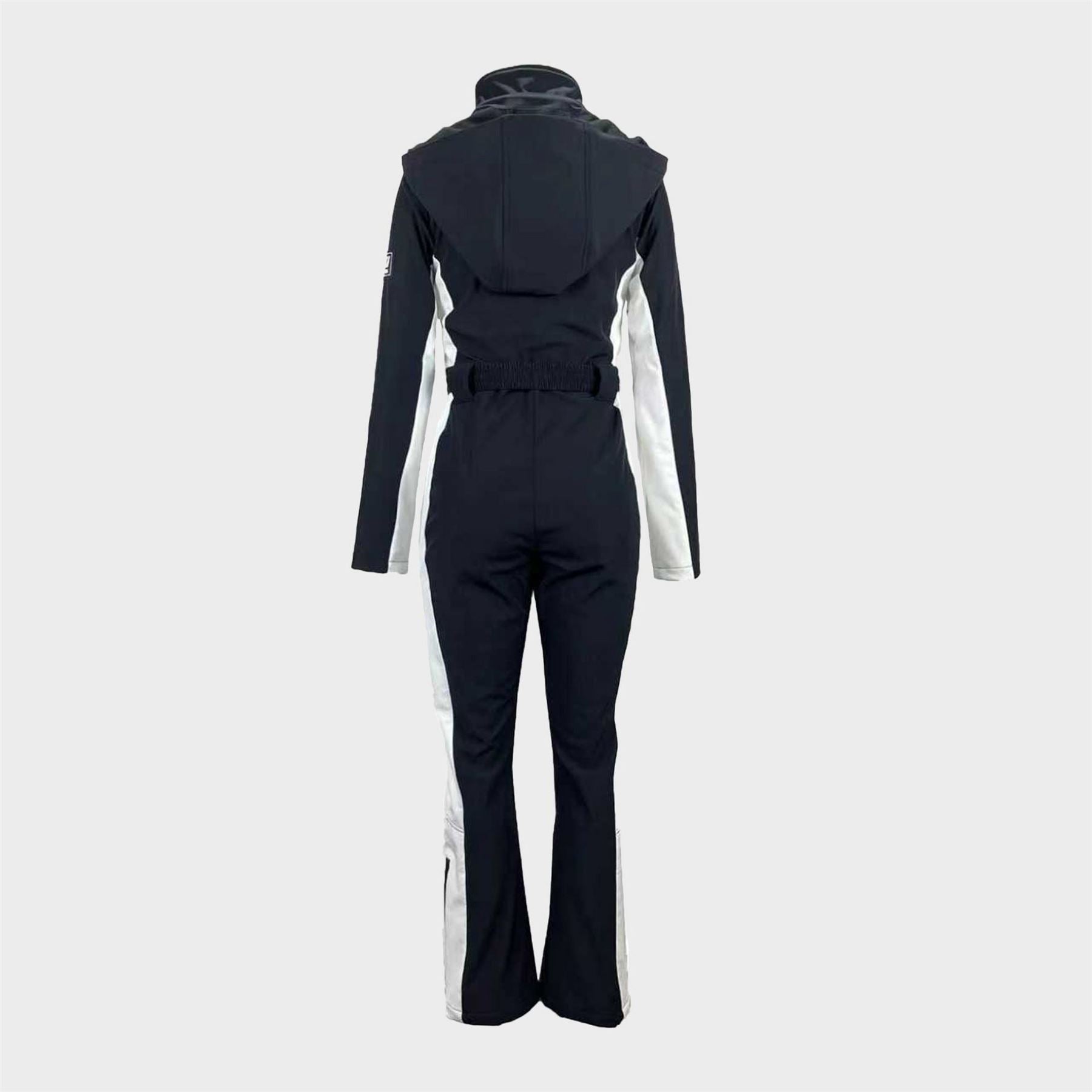 Jack Wills Funnel Neck Long Sleeve Stripe Patterned Skisuit