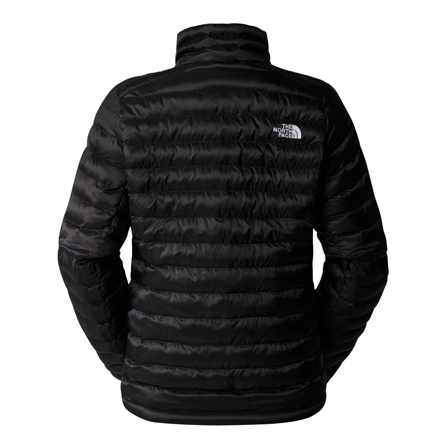 The North Face Womens Huila Solid Patterned Ribbed Cuff Puffer Jacket