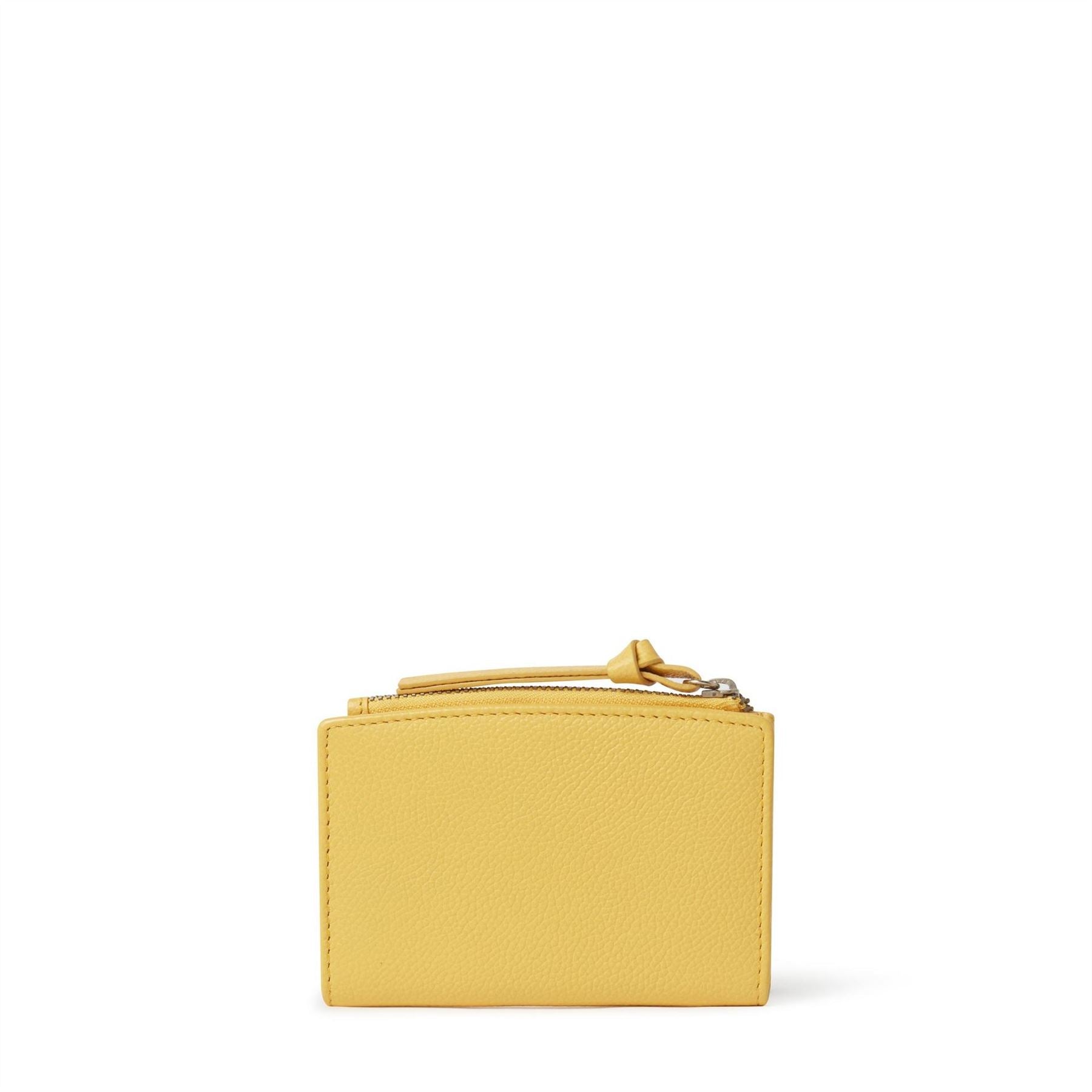 Osprey London London Molly Curved Bi Fold Leather Card Holder
