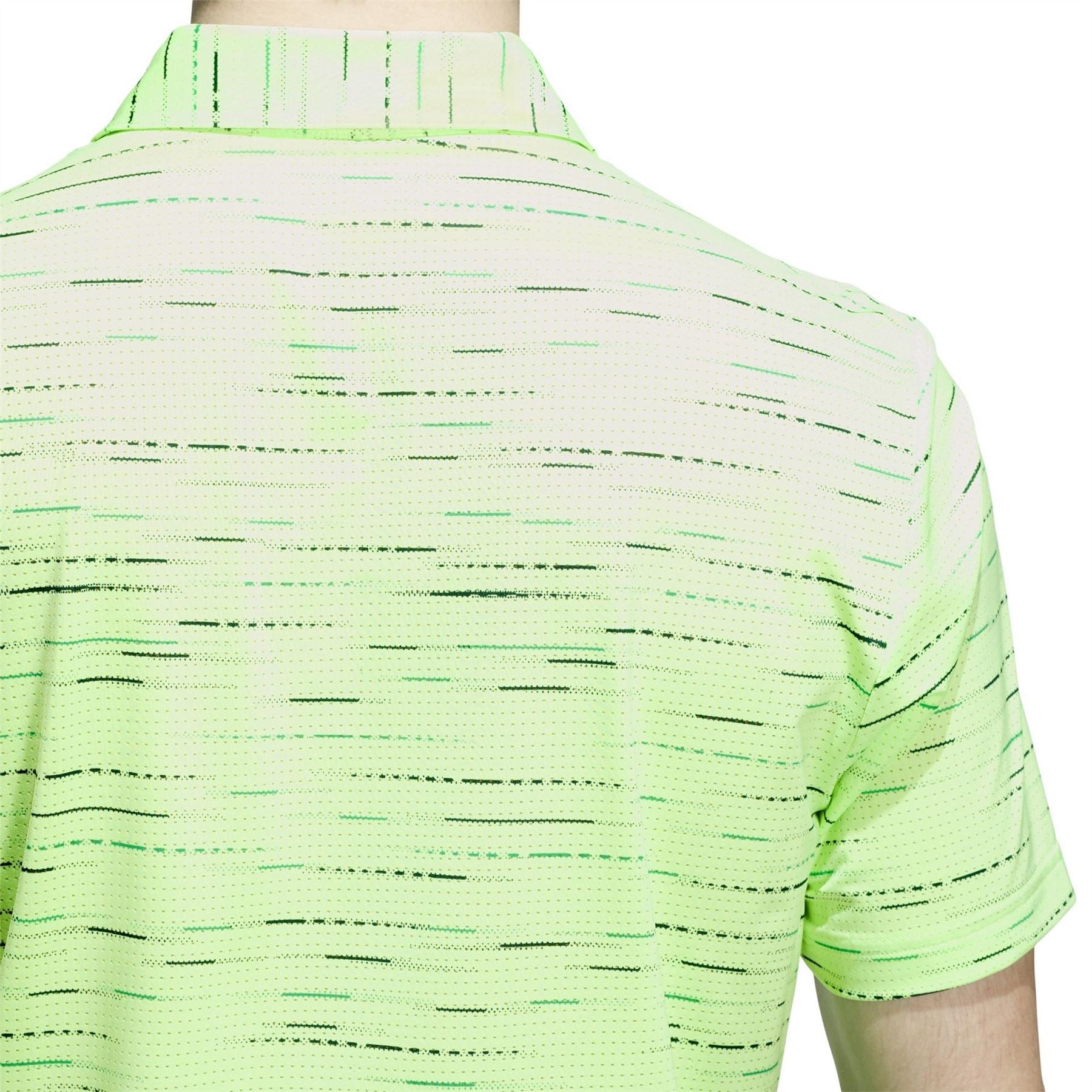 adidas Ultimate Mesh Print Collared Short Sleeve Polo Shirt