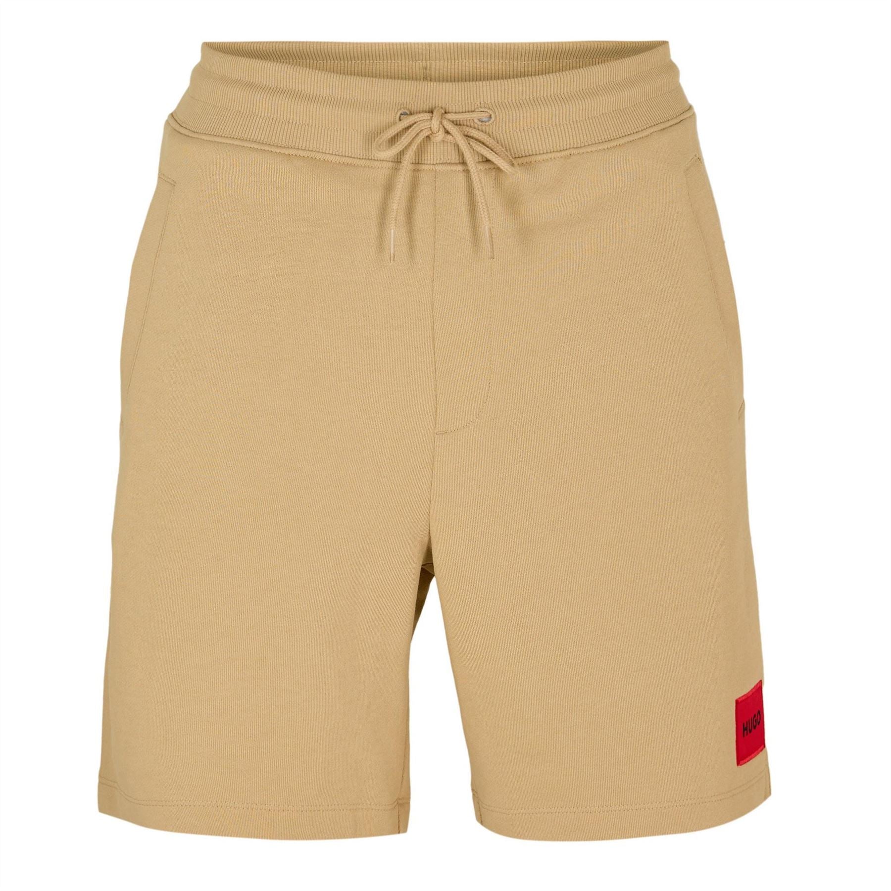 Hugo HUGO Jogger Fleece Shorts with Logo Detail   Soft Cotton Blend Jersey