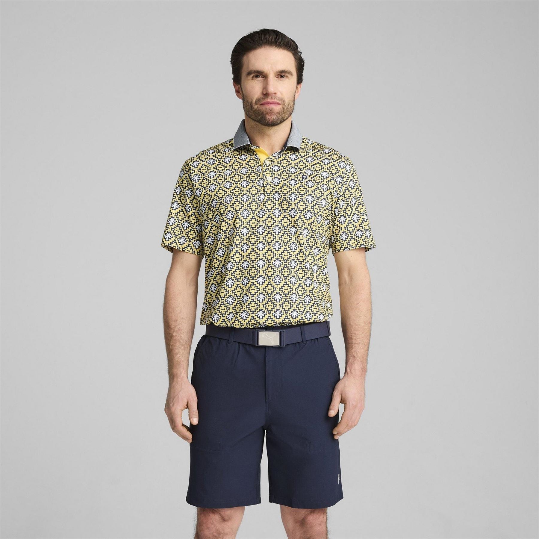 Puma Tile Short Sleeve Performance Polo Shirt
