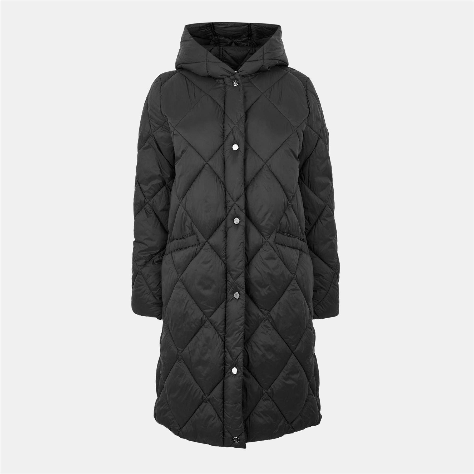 Lauren by Ralph Lauren Dia Q Real Leather Medium Puffer Jacket