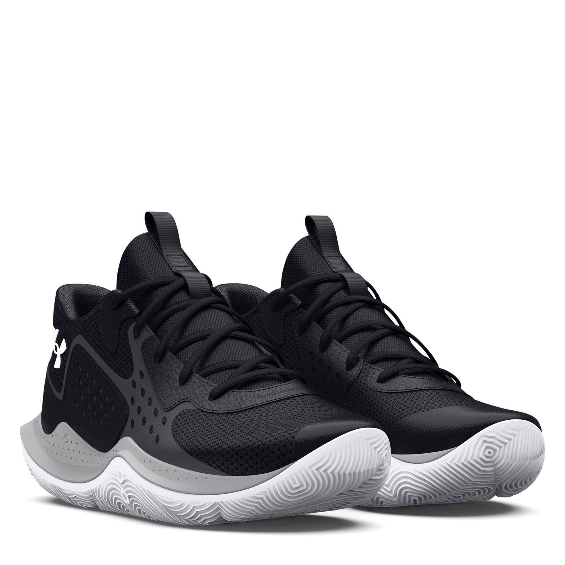 Under Armour Kids Jet 23 Graphic Print Basketball Canvas Low Top Sneakers