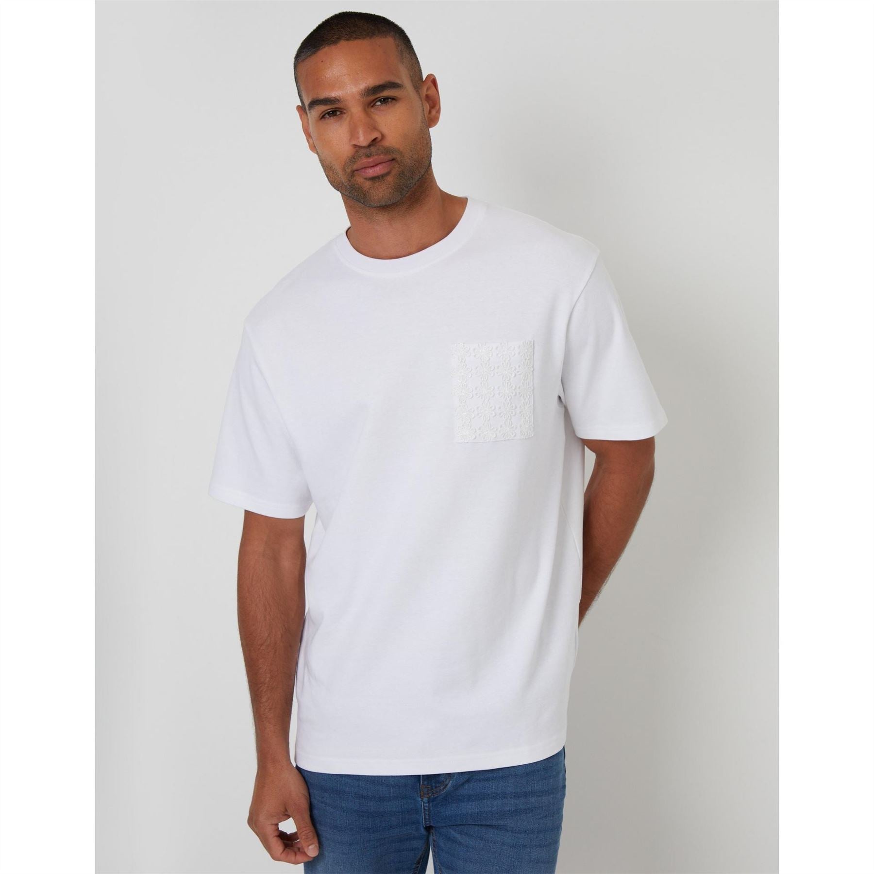 Threadbare Hyde Regular Fit Crew Neck T-Shirt