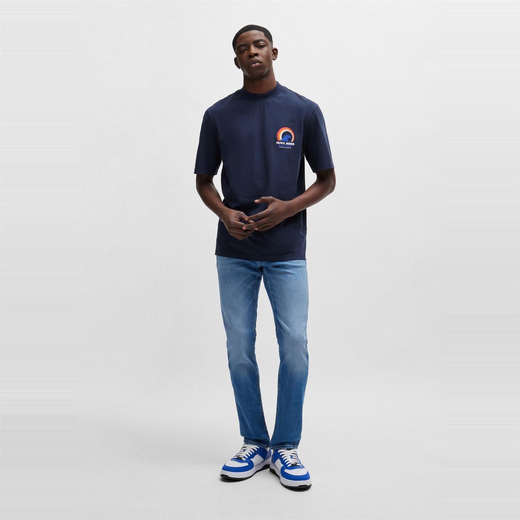Hugo Five Pocket Design Slim Fit Jeans