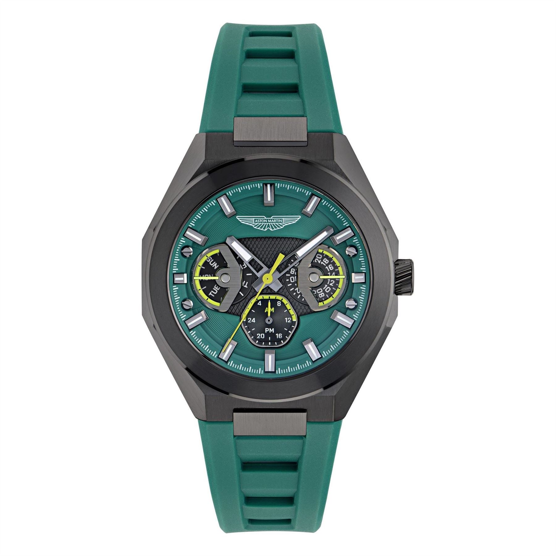 Aston Martin Sn62 Sport Rubber Strap Analogue Watch