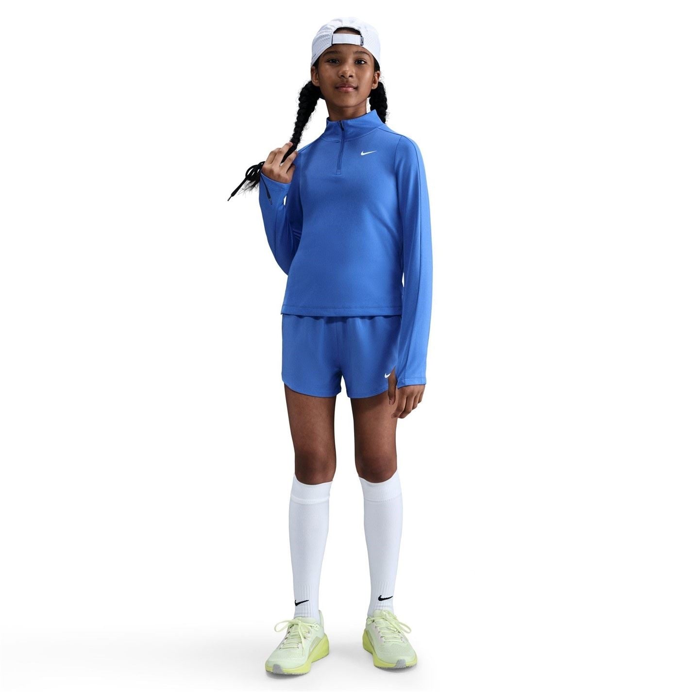 Nike Older Girls Dri Fit Long Sleeve Half Zip