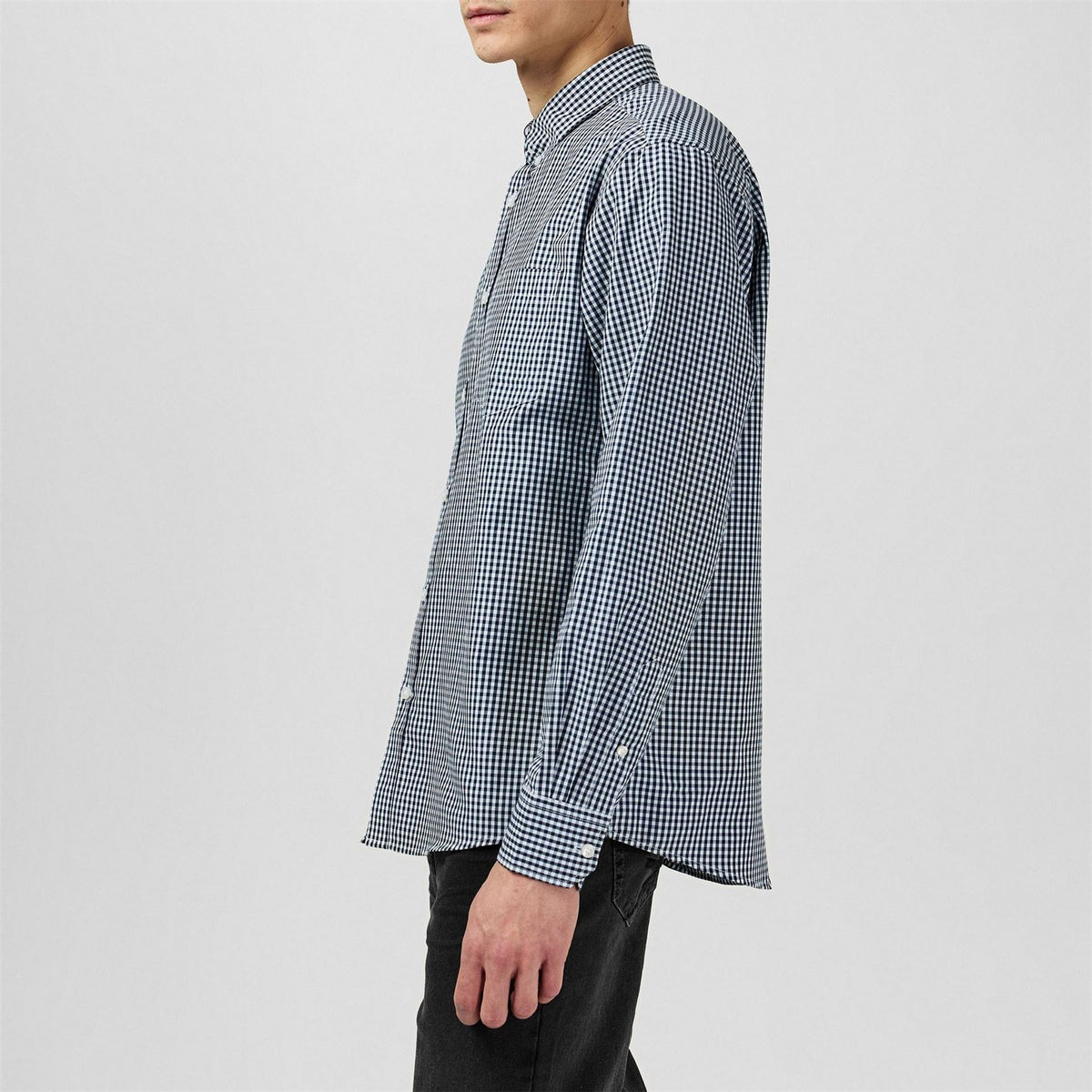 Fabric Mens Classic Poplin Long Sleeve Shirt
