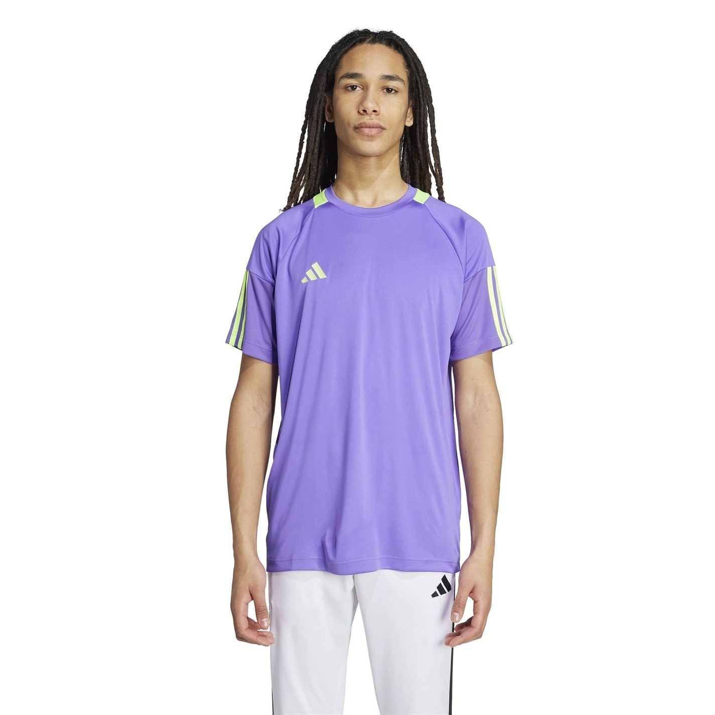 adidas Mens Classic 3 Stripe Sereno T-Shirt