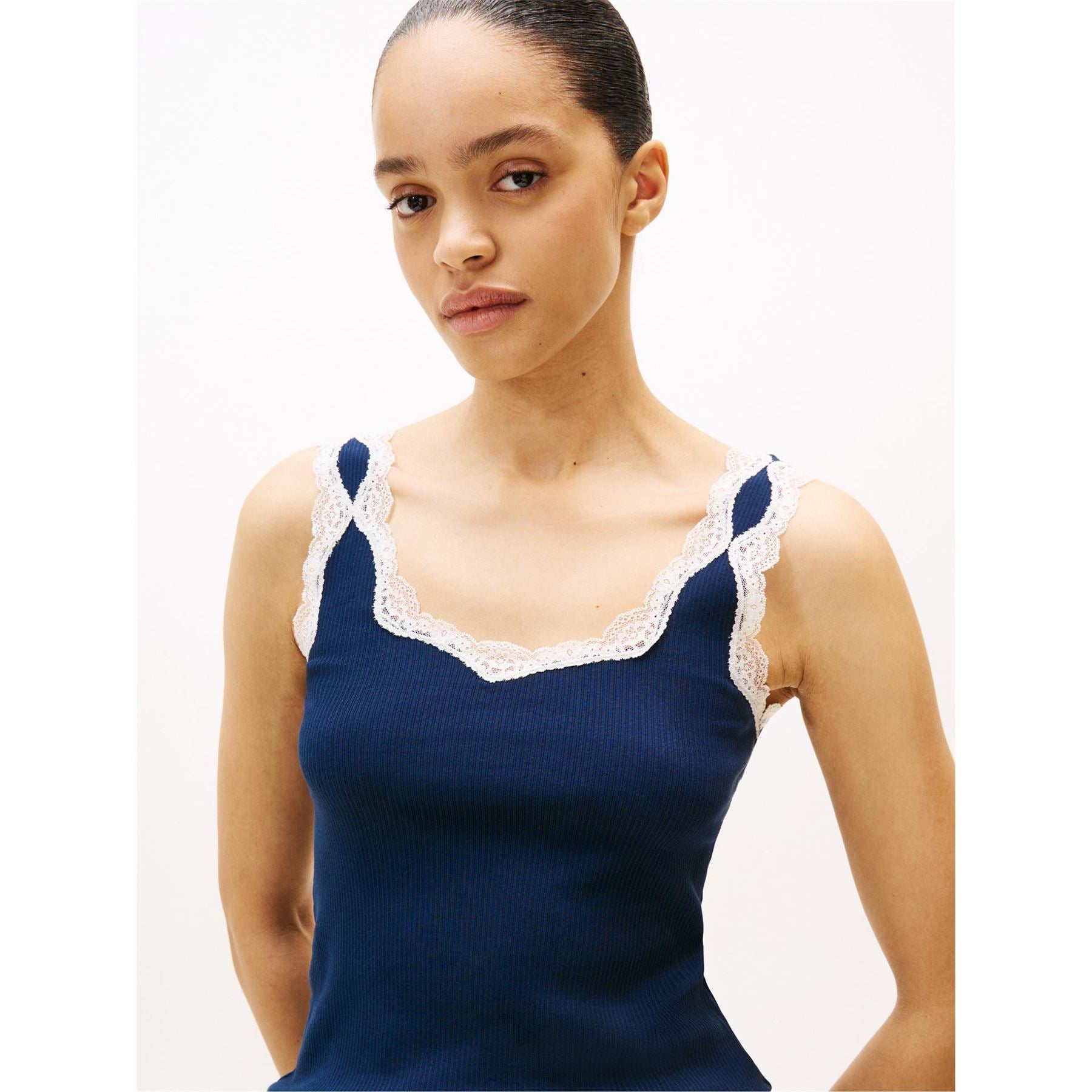 Tommy Hilfiger Lace Square Neck Cami Pyjama Set
