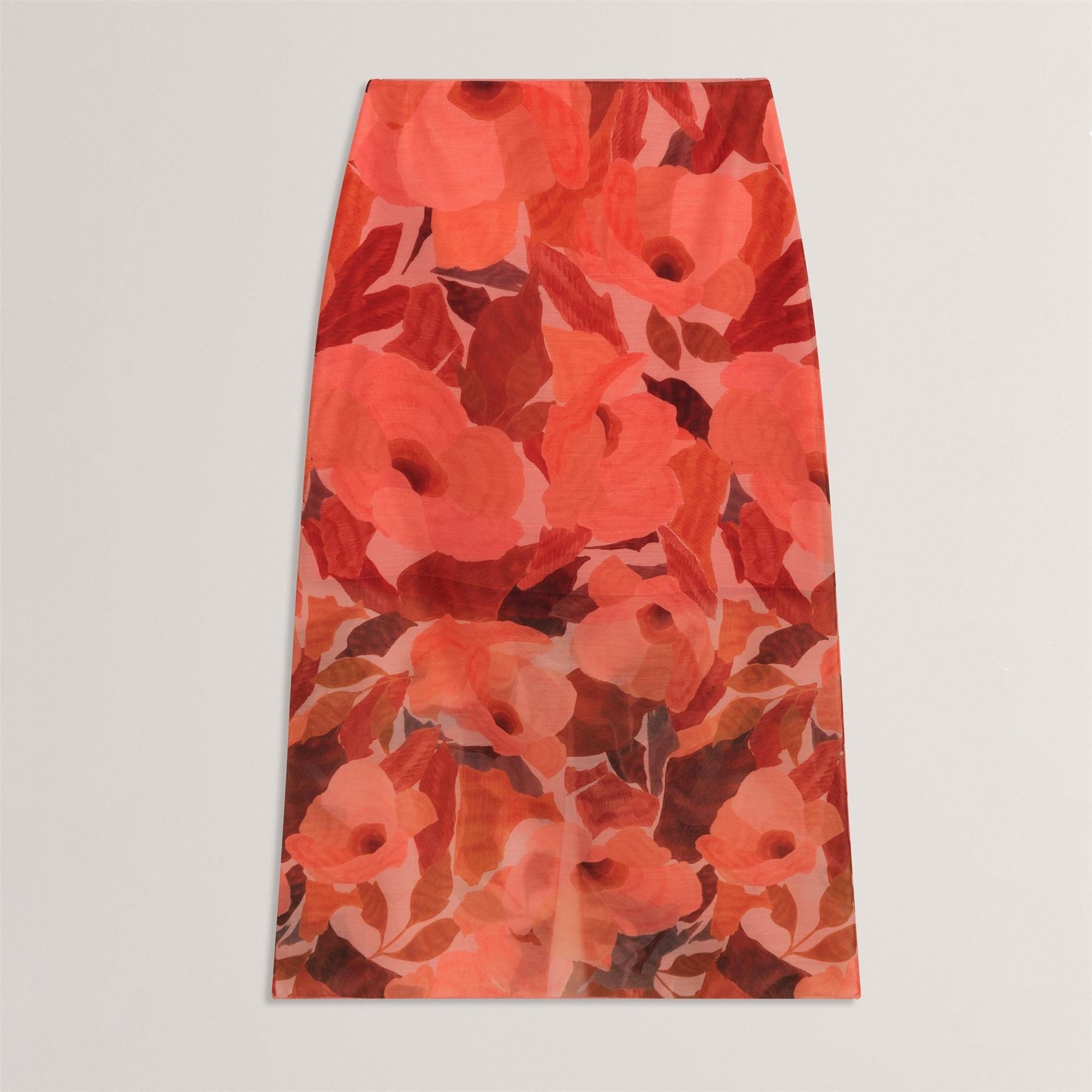Ted Baker Print Midi Skirt