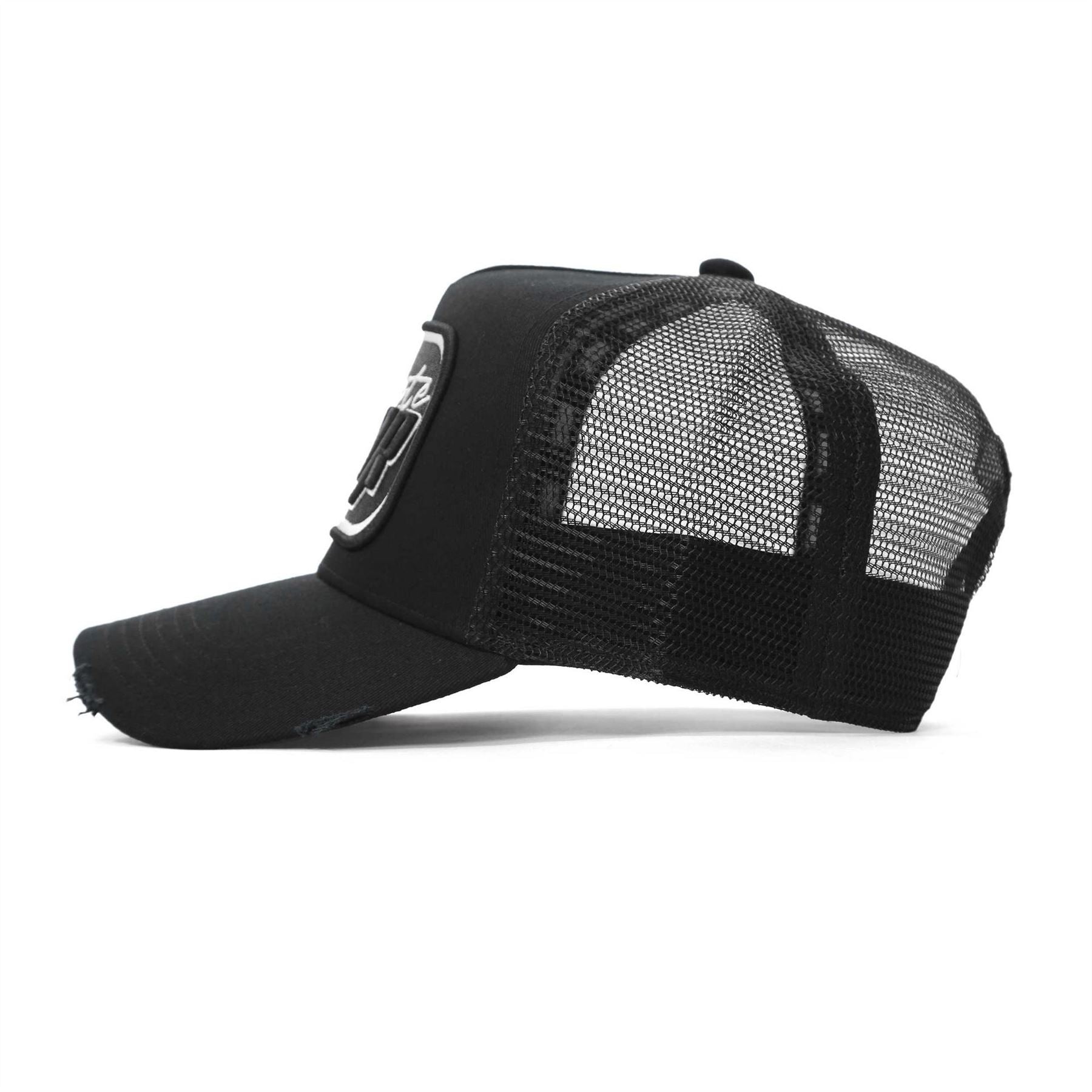 Societe Noir Logo Embroidered Trucker Cap