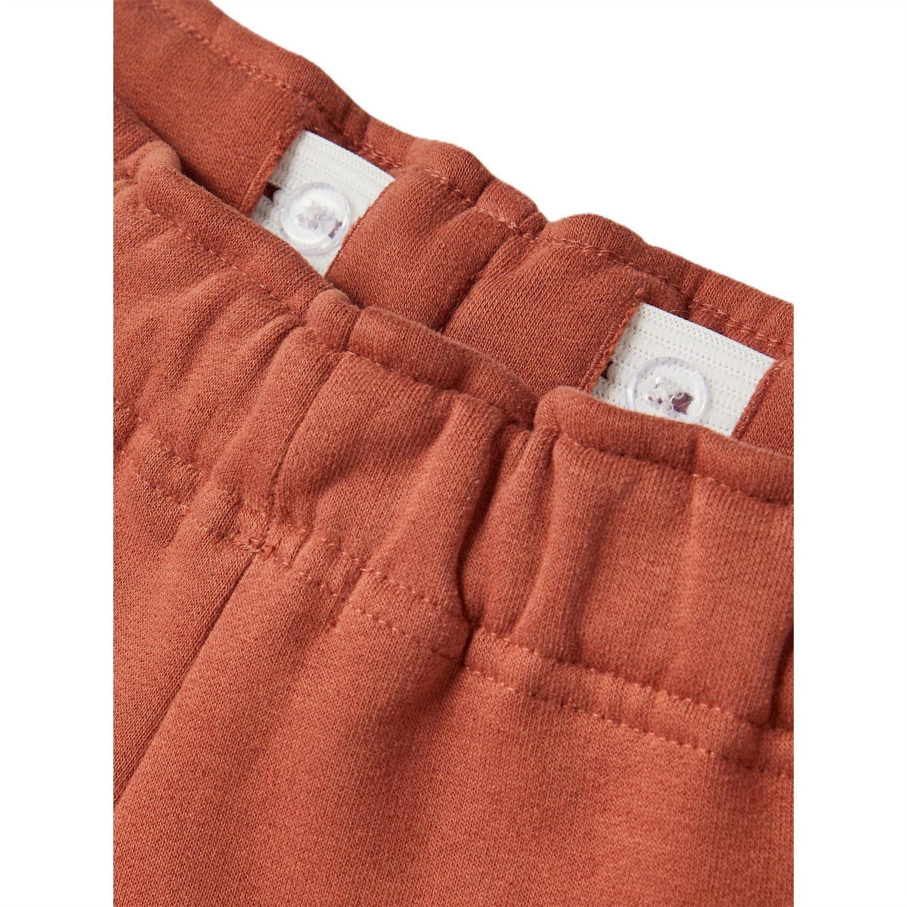 Name It Solid Patterned Straight Sweatpants