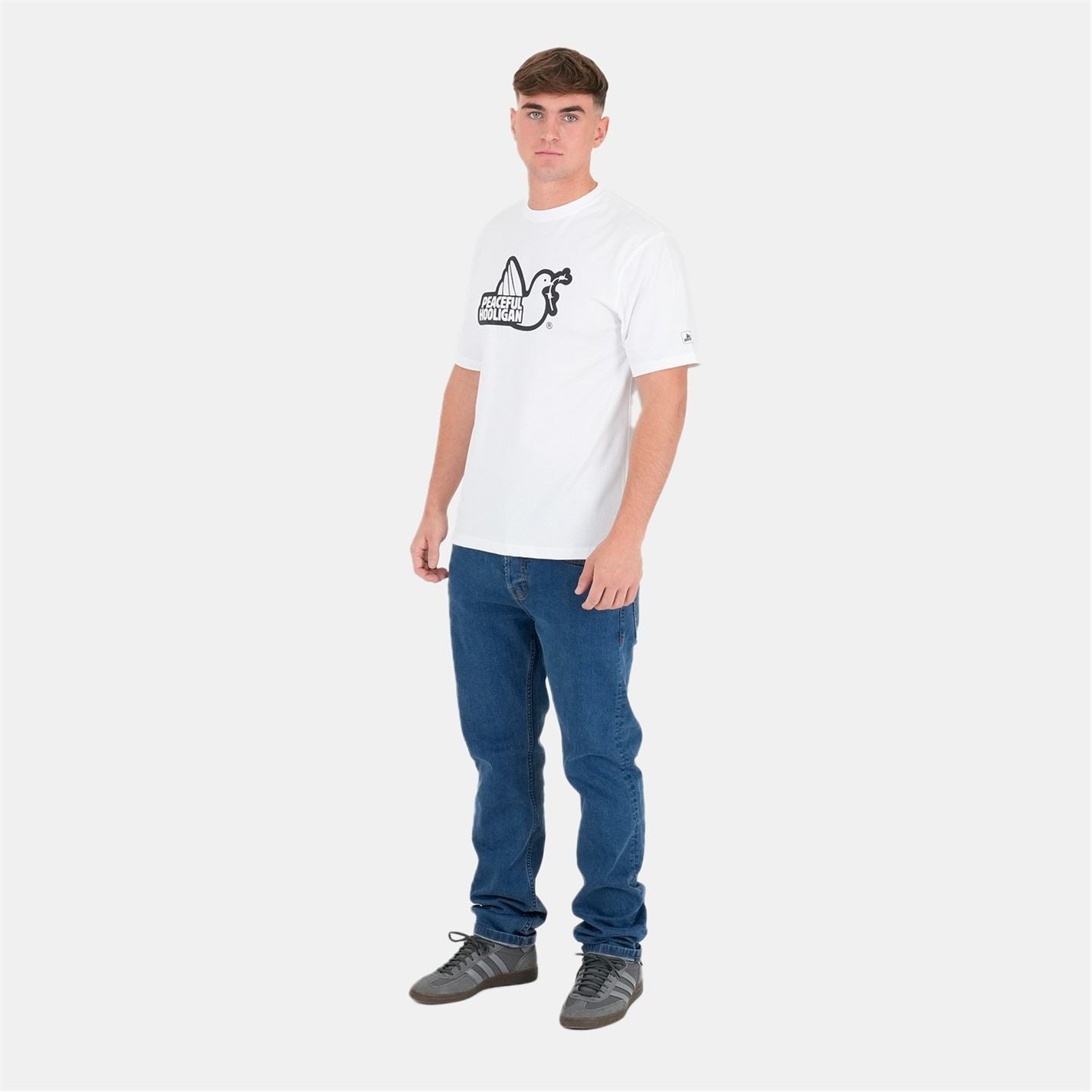 Peaceful Hooligan Outline Tee