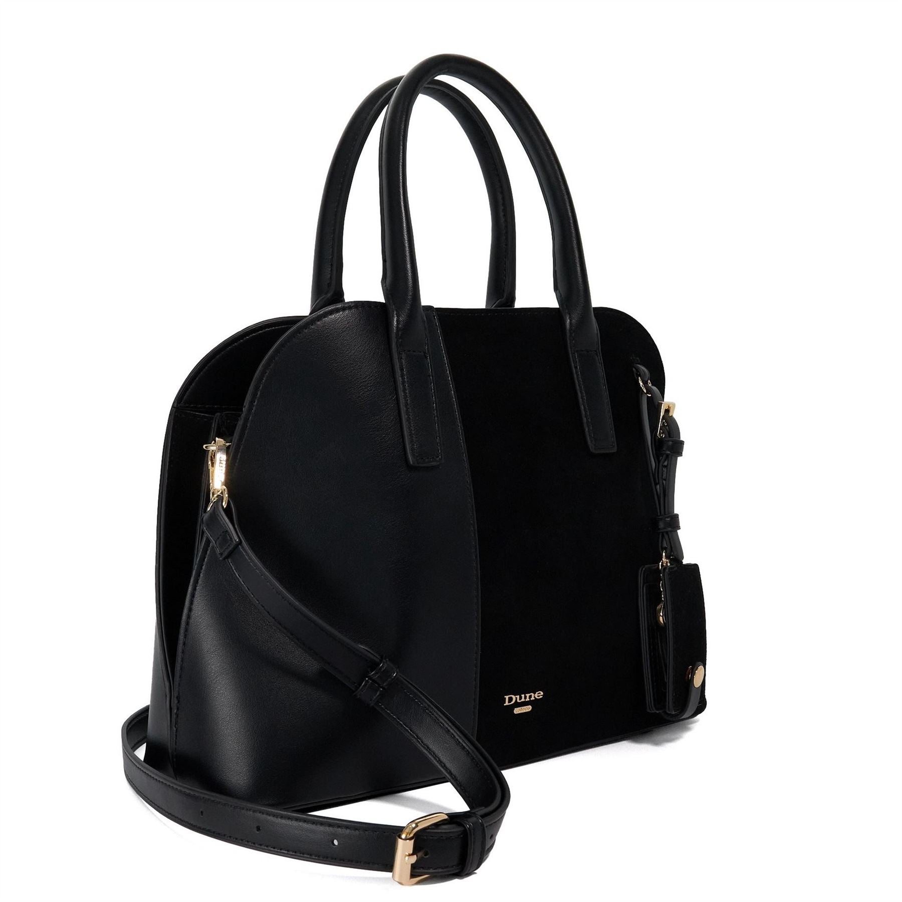 Dune London Dandelions Rectangle Shape Gold Tone Tote with Charm