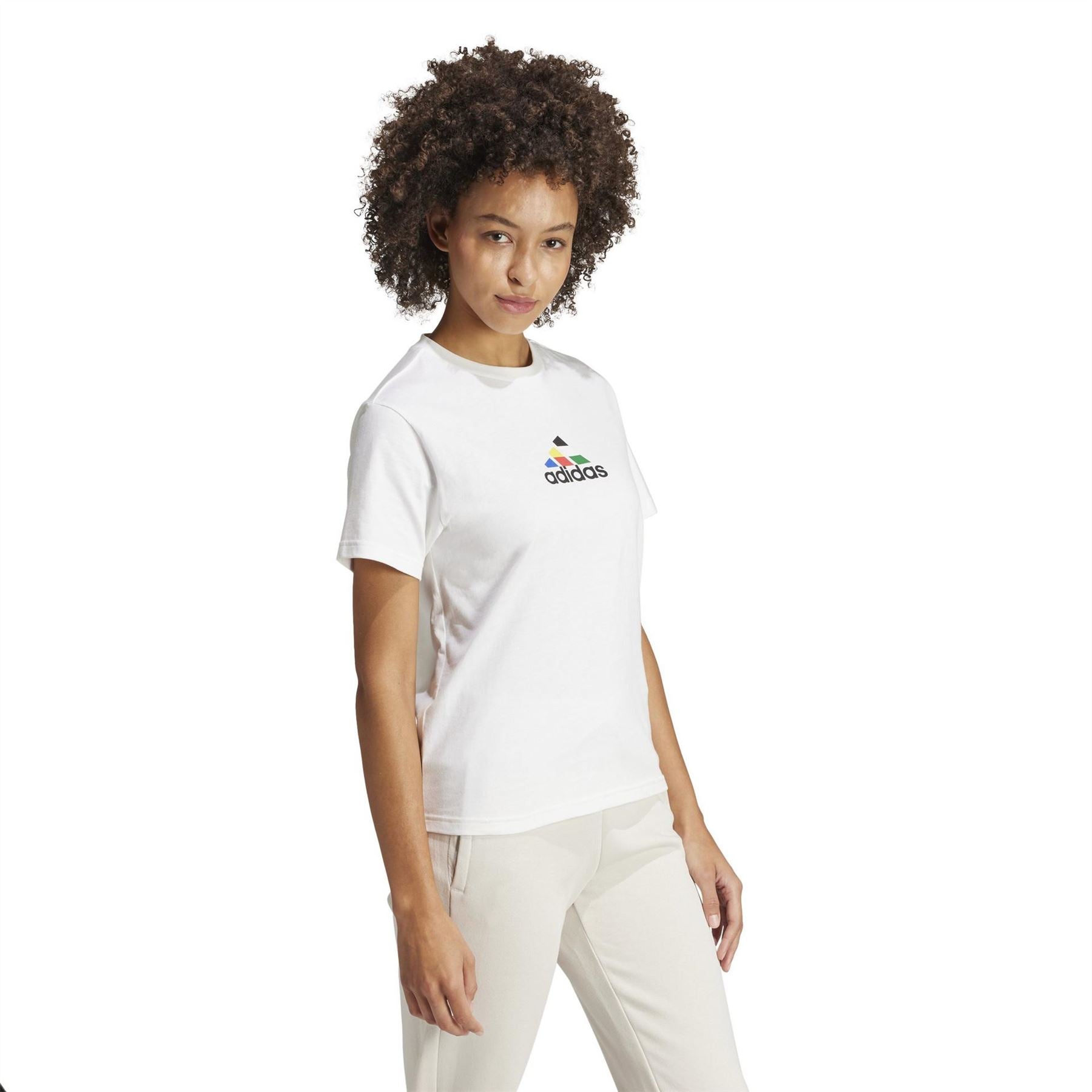 adidas Tiro Graphic Crew Neck Short Sleeve T-Shirt