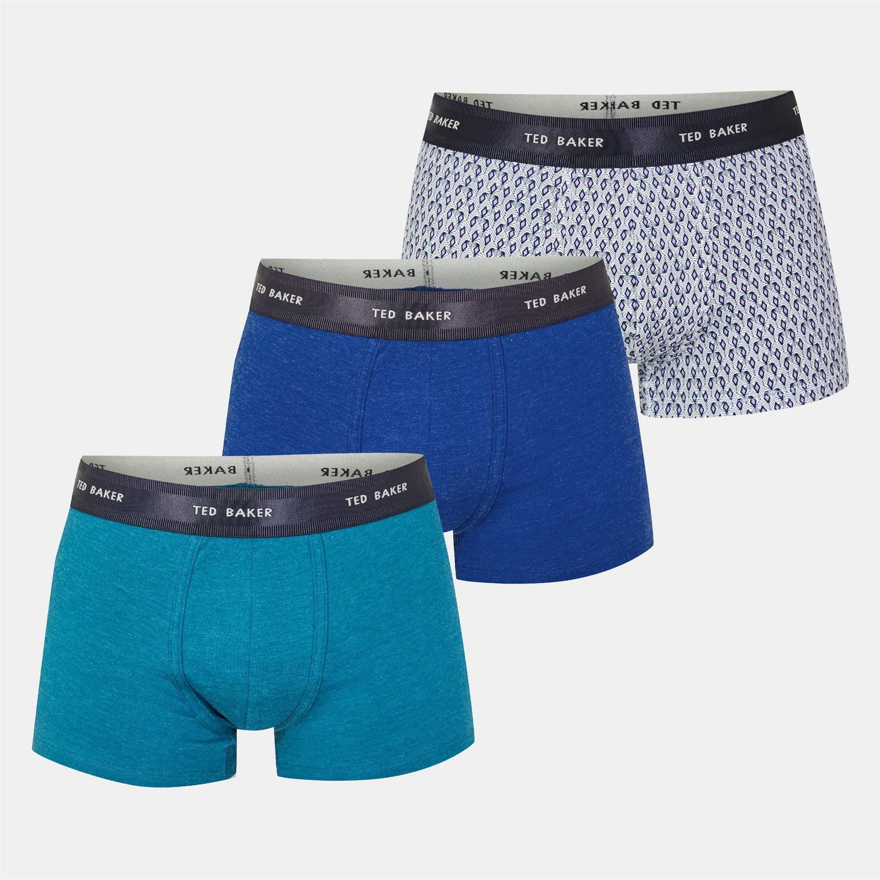 Ted Baker 3 Pack Plain Design Boxer Brief