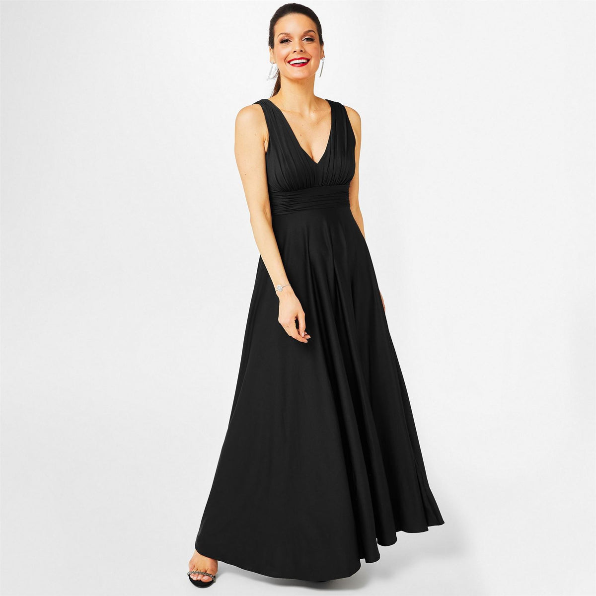 Biba Deep V Maxi Dress