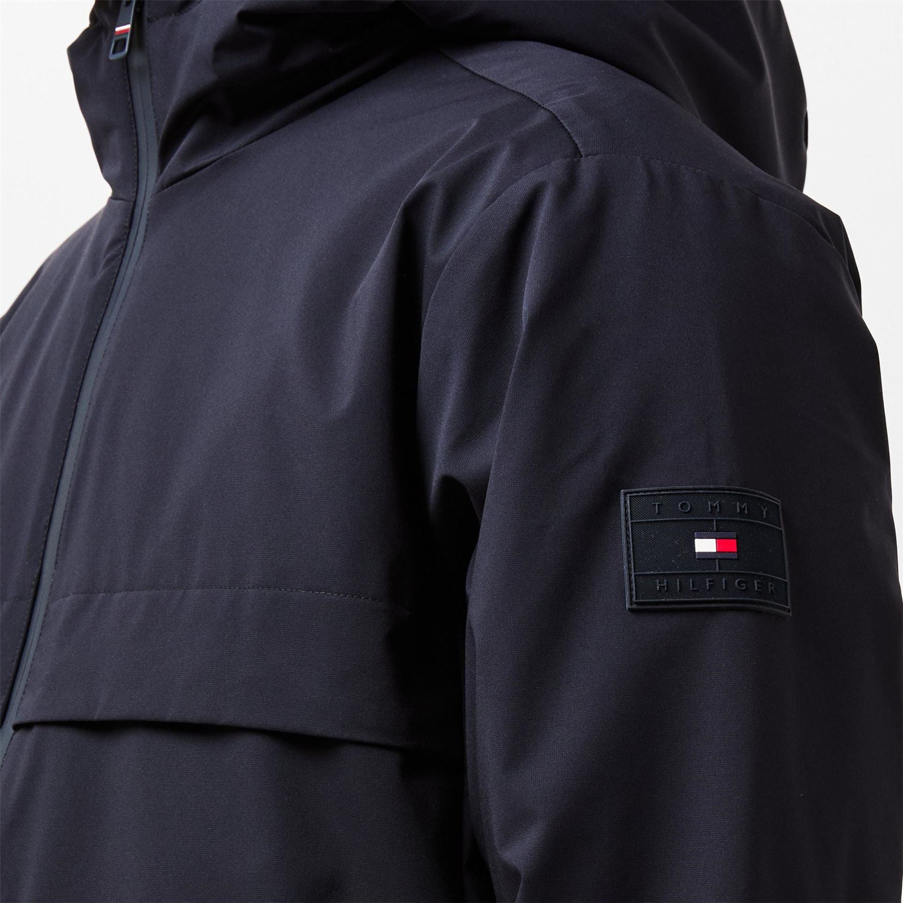 Tommy Hilfiger Technical Hooded Long Sleeve Zip Windbreaker