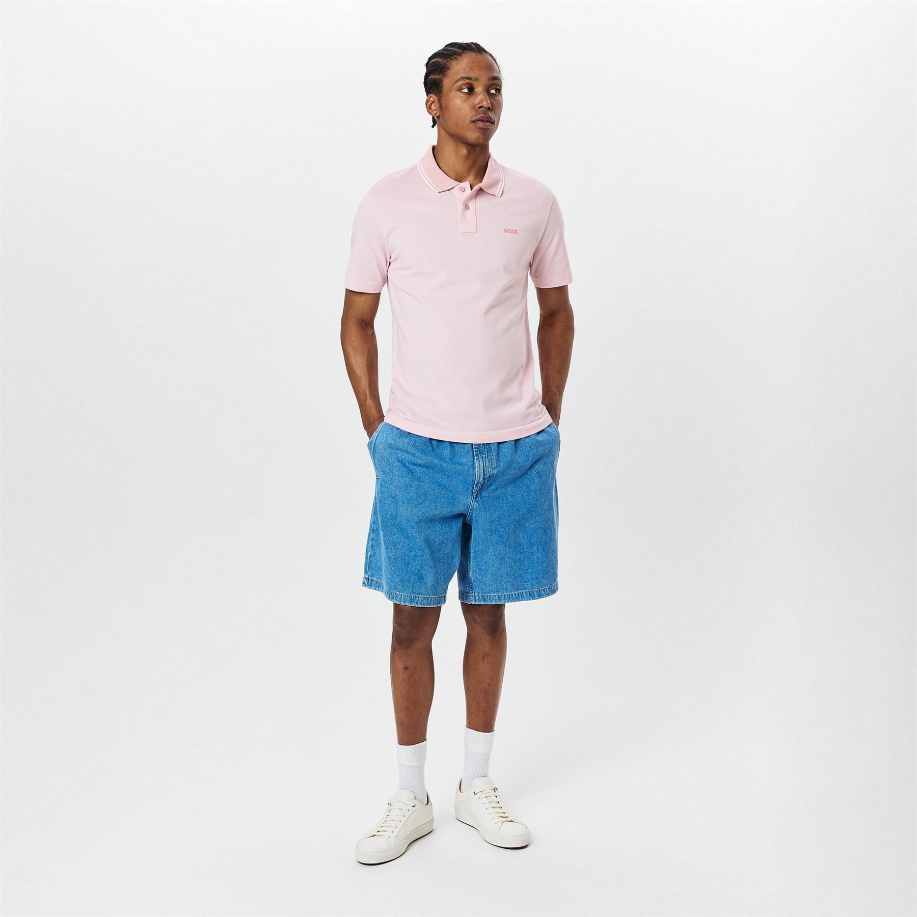 Boss Peoxfordnew Short Sleeve Polo Shirt