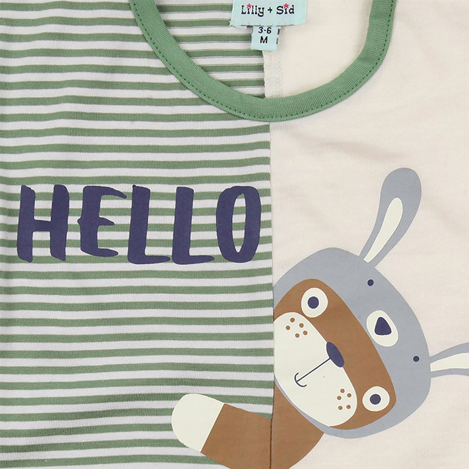 Lilly and Sid Crew Neck Short Sleeve T-Shirt Coord Set