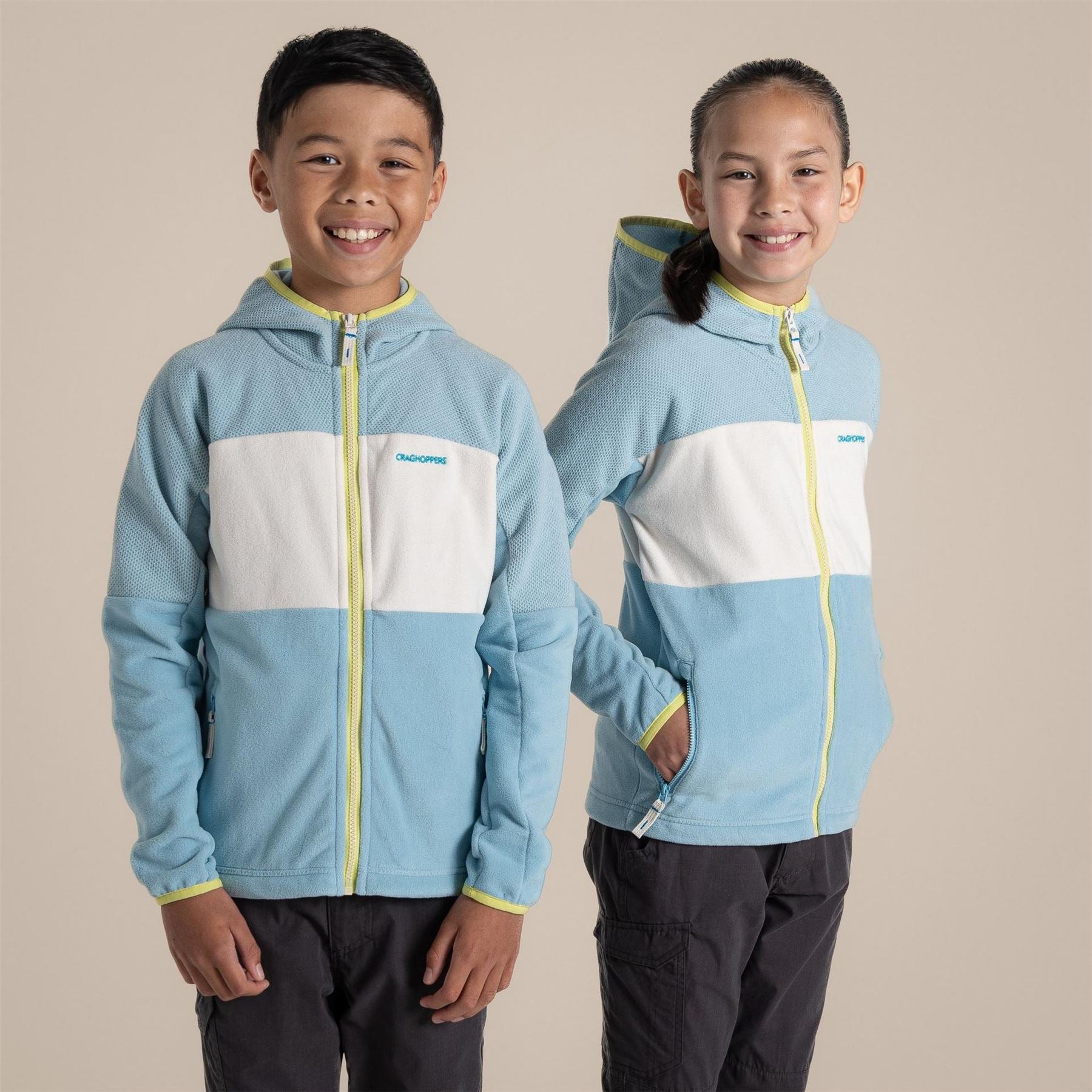 Craghoppers Kids Bindloe Hooded Full Zip Fleece