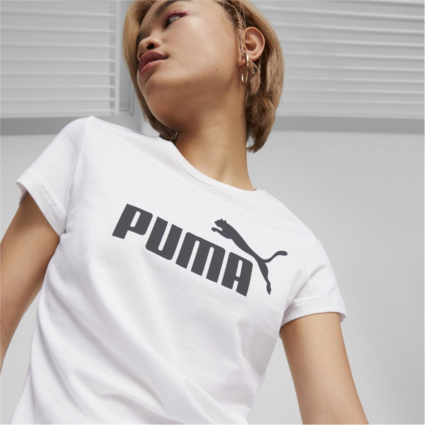 Puma Text Graphic Crew Neck Regular Fit T-Shirt