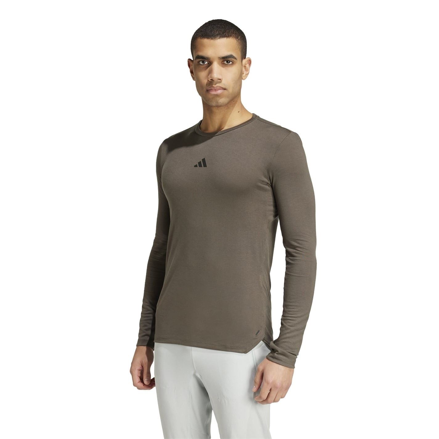 adidas Mens Workout Long Sleeve Top