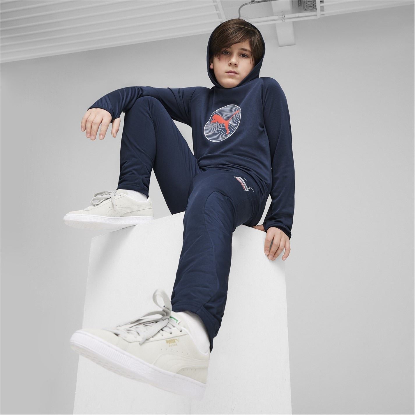 Puma Active Sports Poly Hoodie B Hoody Unisex Kids